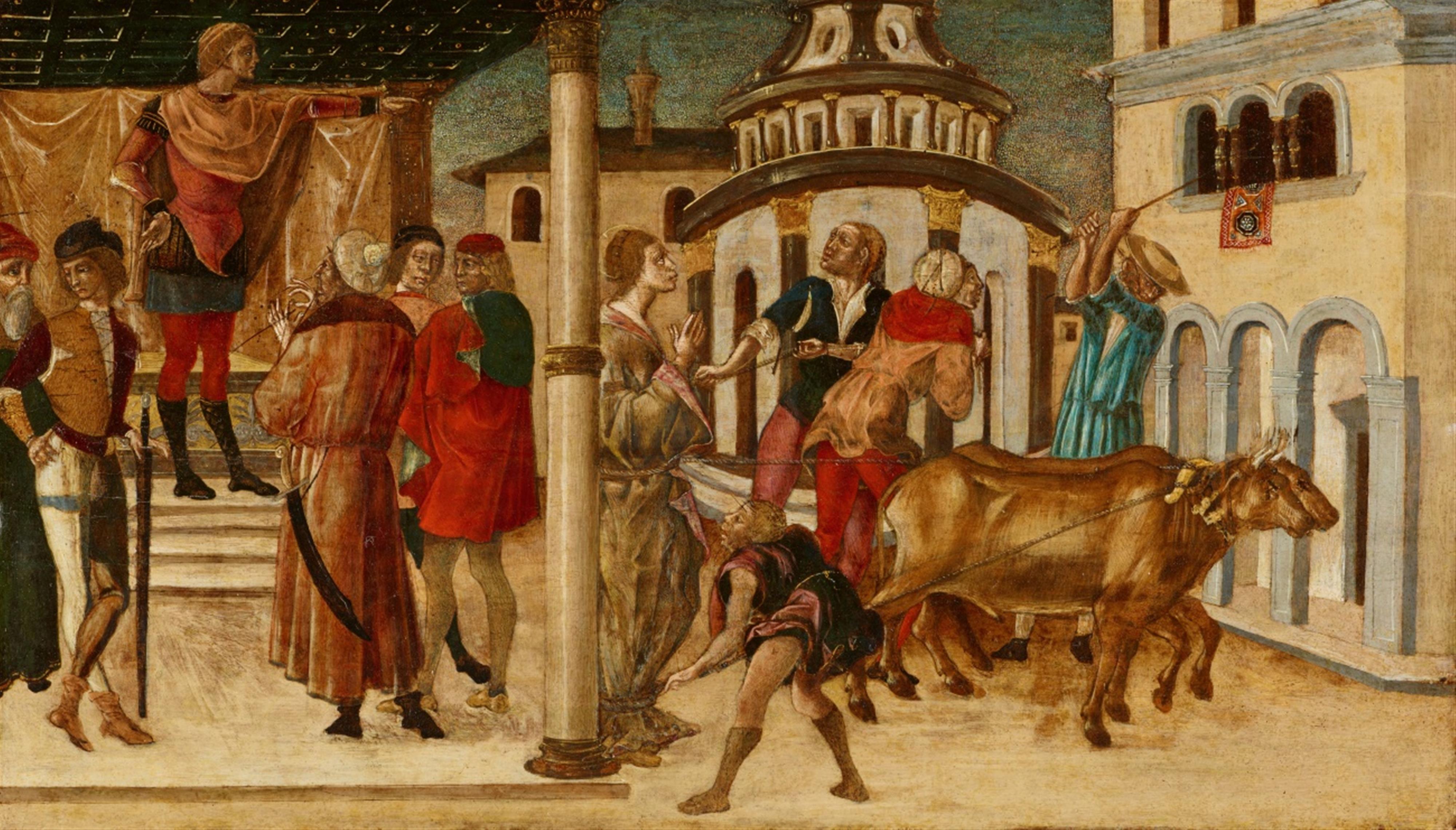 Antonio  Cicognara - Saint Lucy before the Judge, unable to be moved - image-1