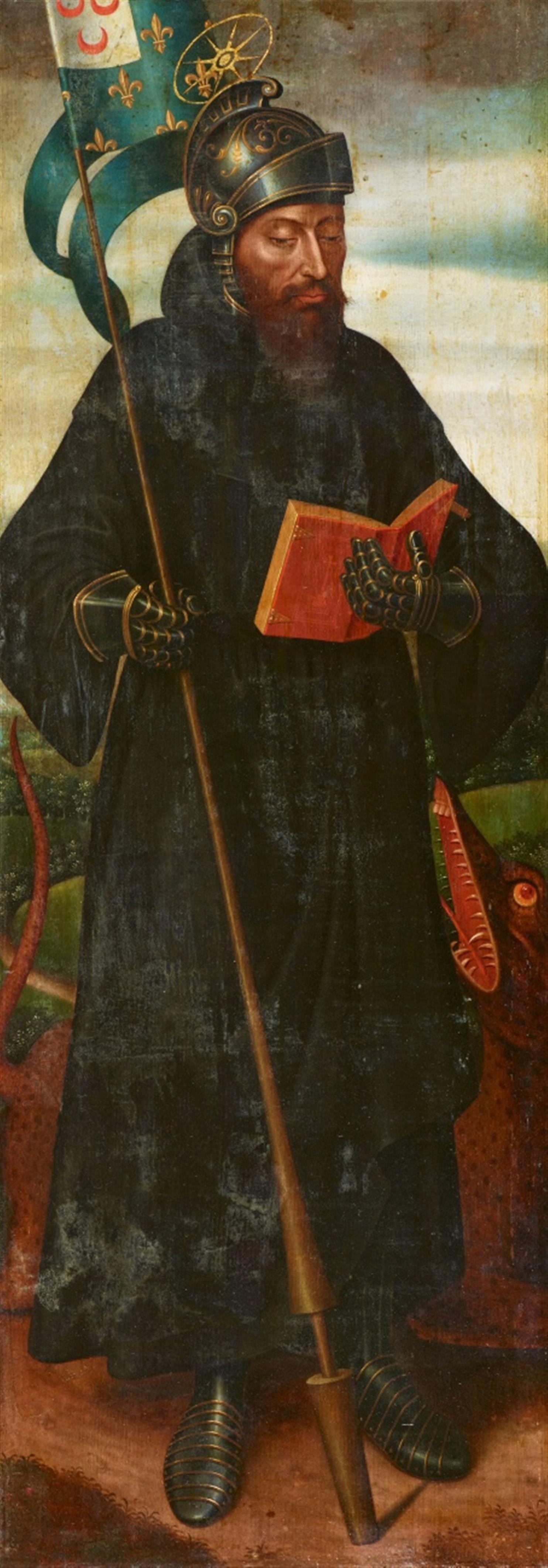 Jan Claeissens - Vier Tafeln: Die Hleiligen Lorenz, Georg, Franz von Assisi sowie ein kniender Stifter - image-2