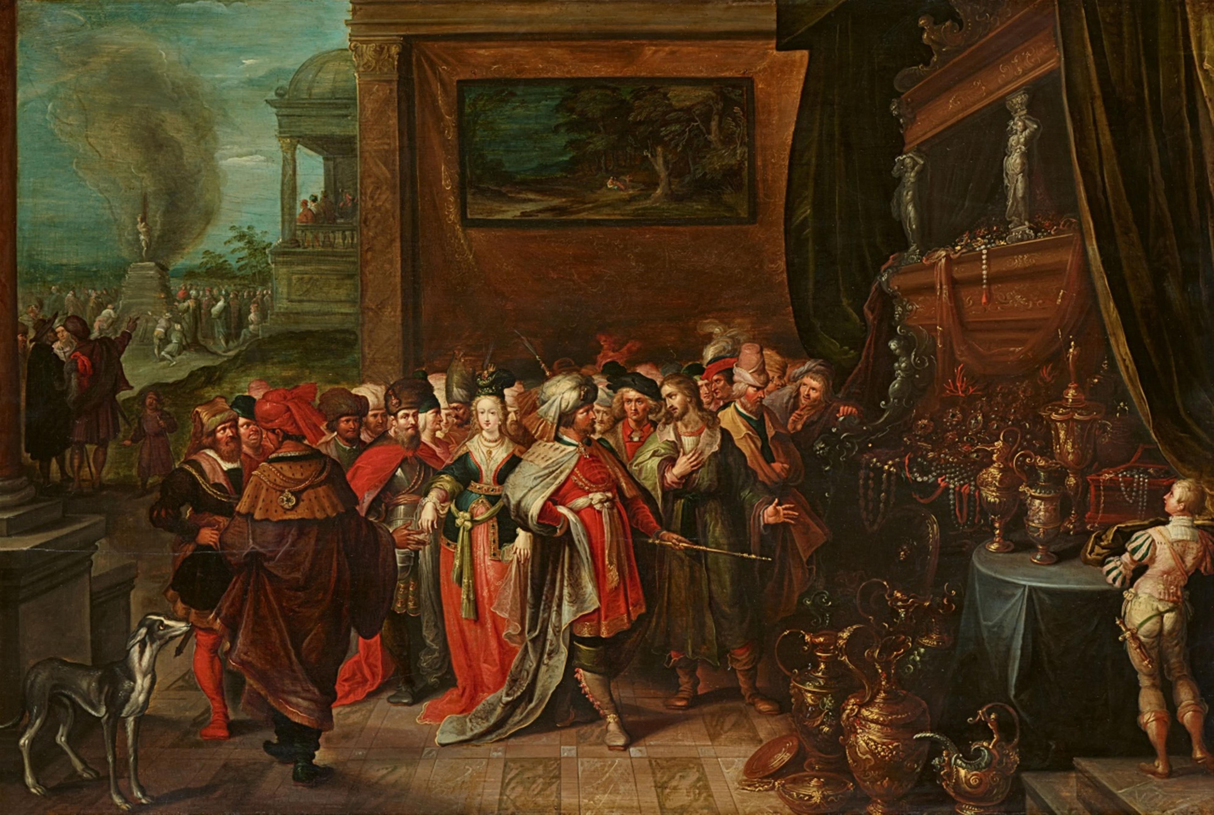 Frans Francken d. J.
Cornelis de Baellieur d. Ä. - Krösus zeigt Solon seine Schätze - image-1