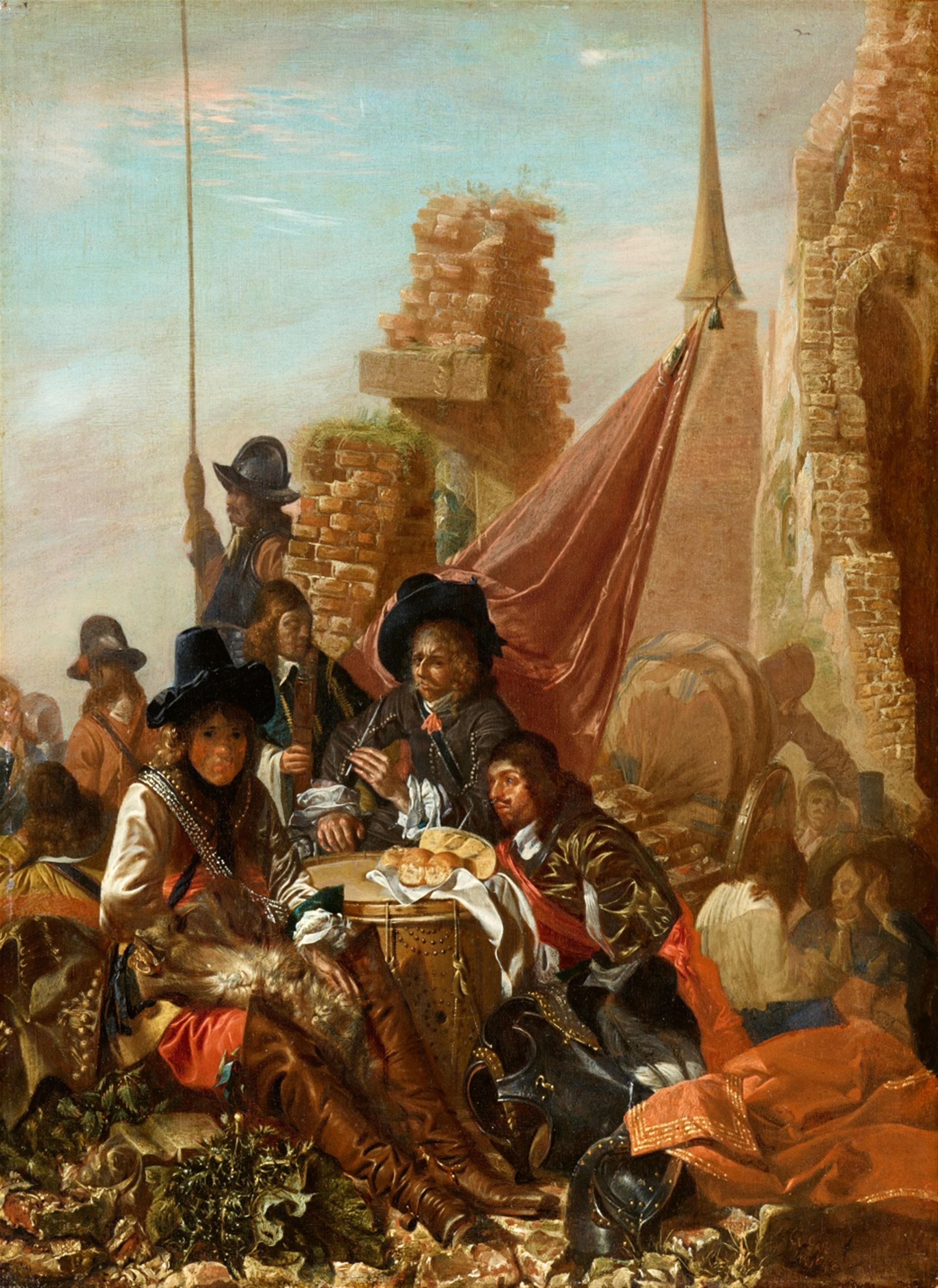 Nicolaes van Galen - Gentlemen at Rest - image-1