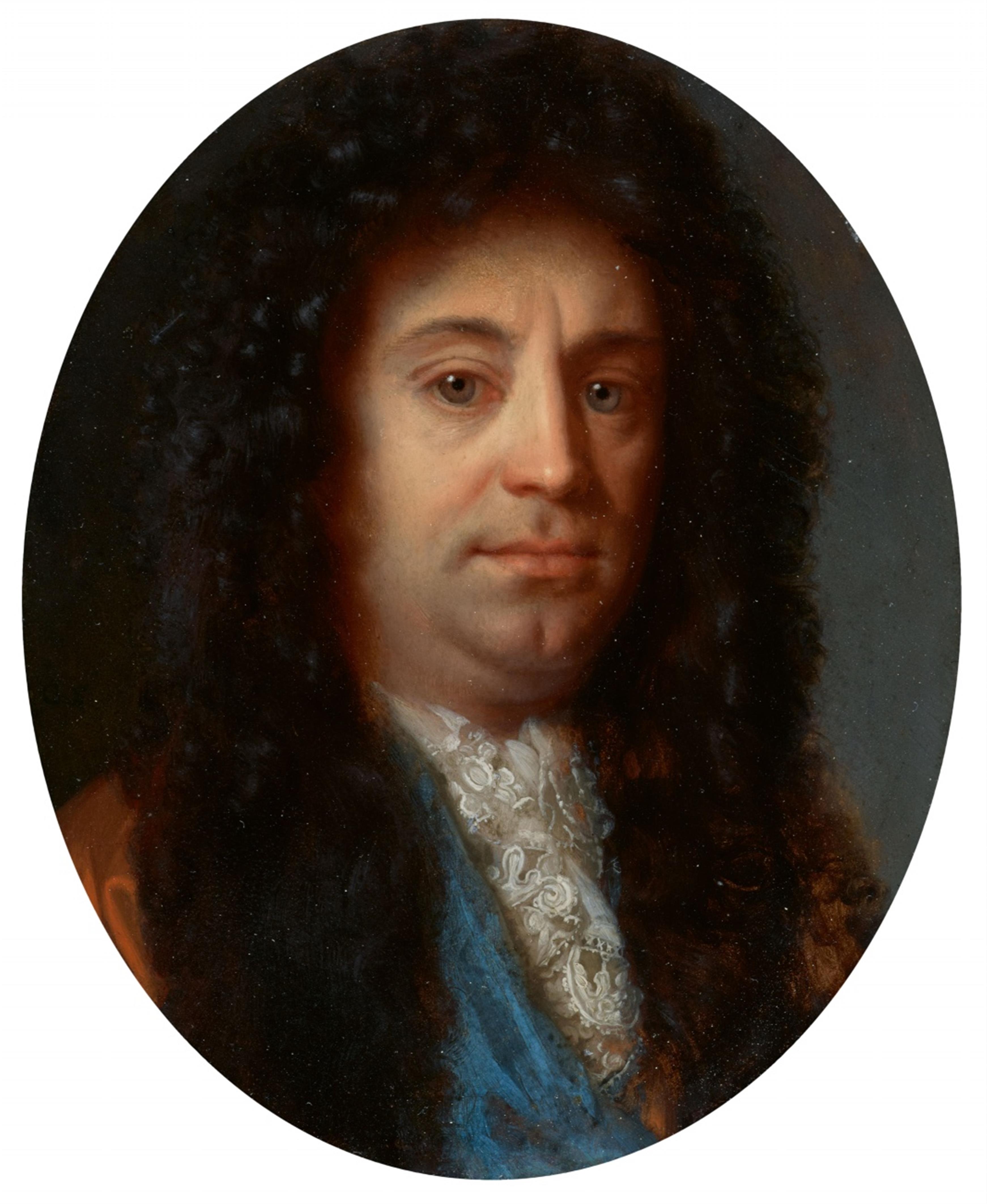 Godefridus Schalcken - Portrait of a Man in a Wig - image-1