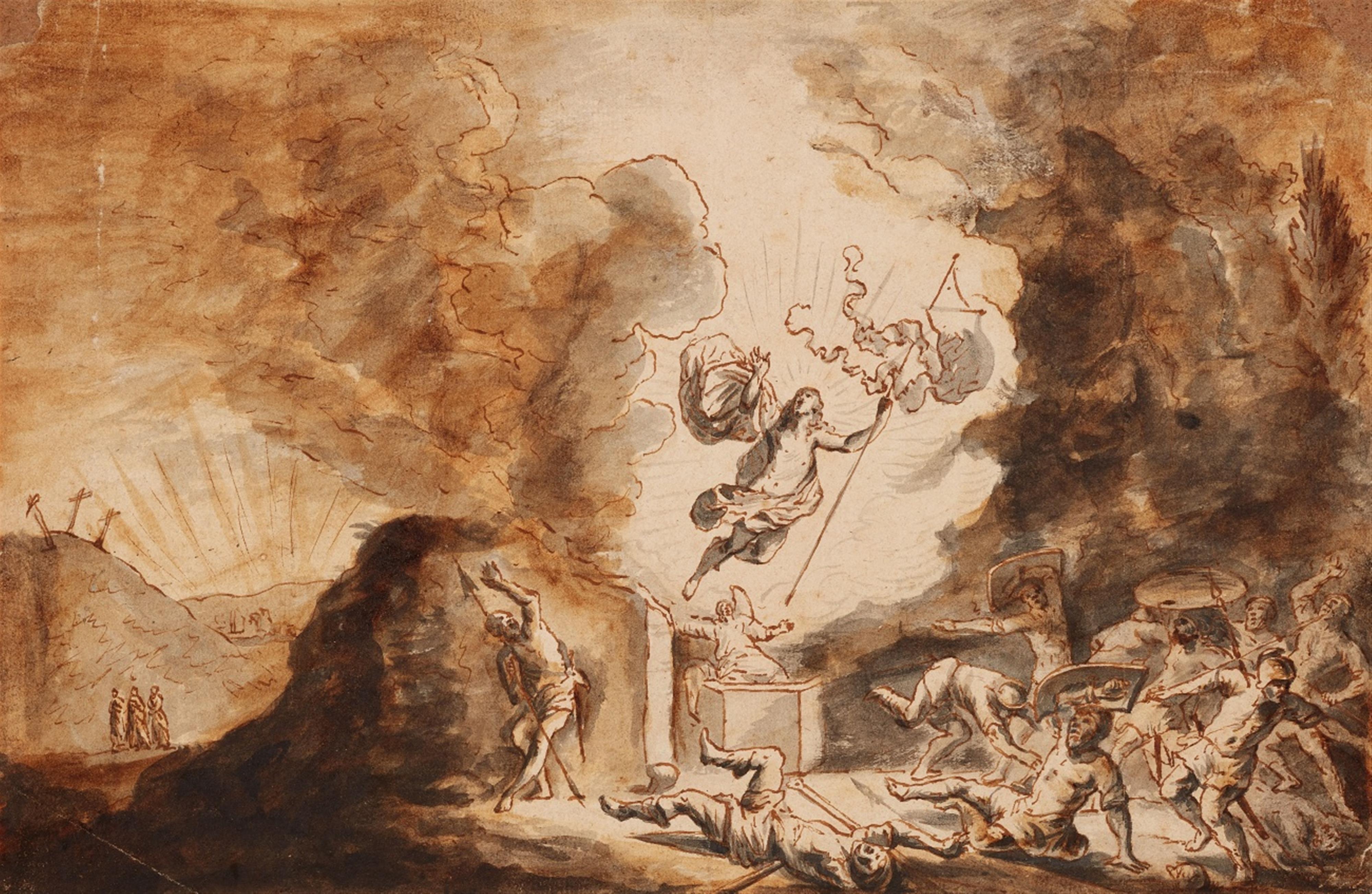 Rembrandt-Schule - Auferstehung Christi - image-1