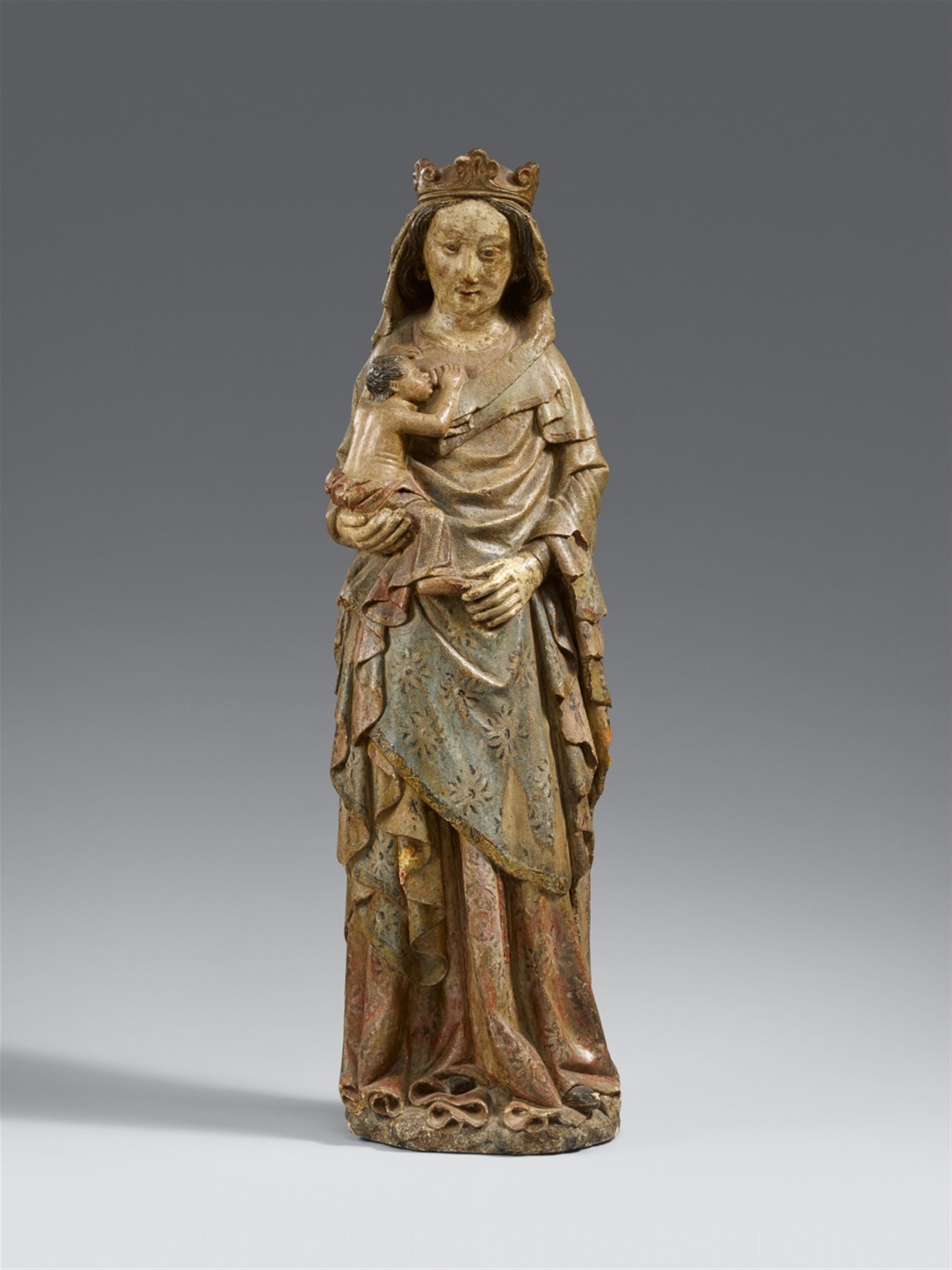 Wohl Nordfrankreich 1. Hälfte 15. Jahrhundert - Madonna mit Kind - image-1