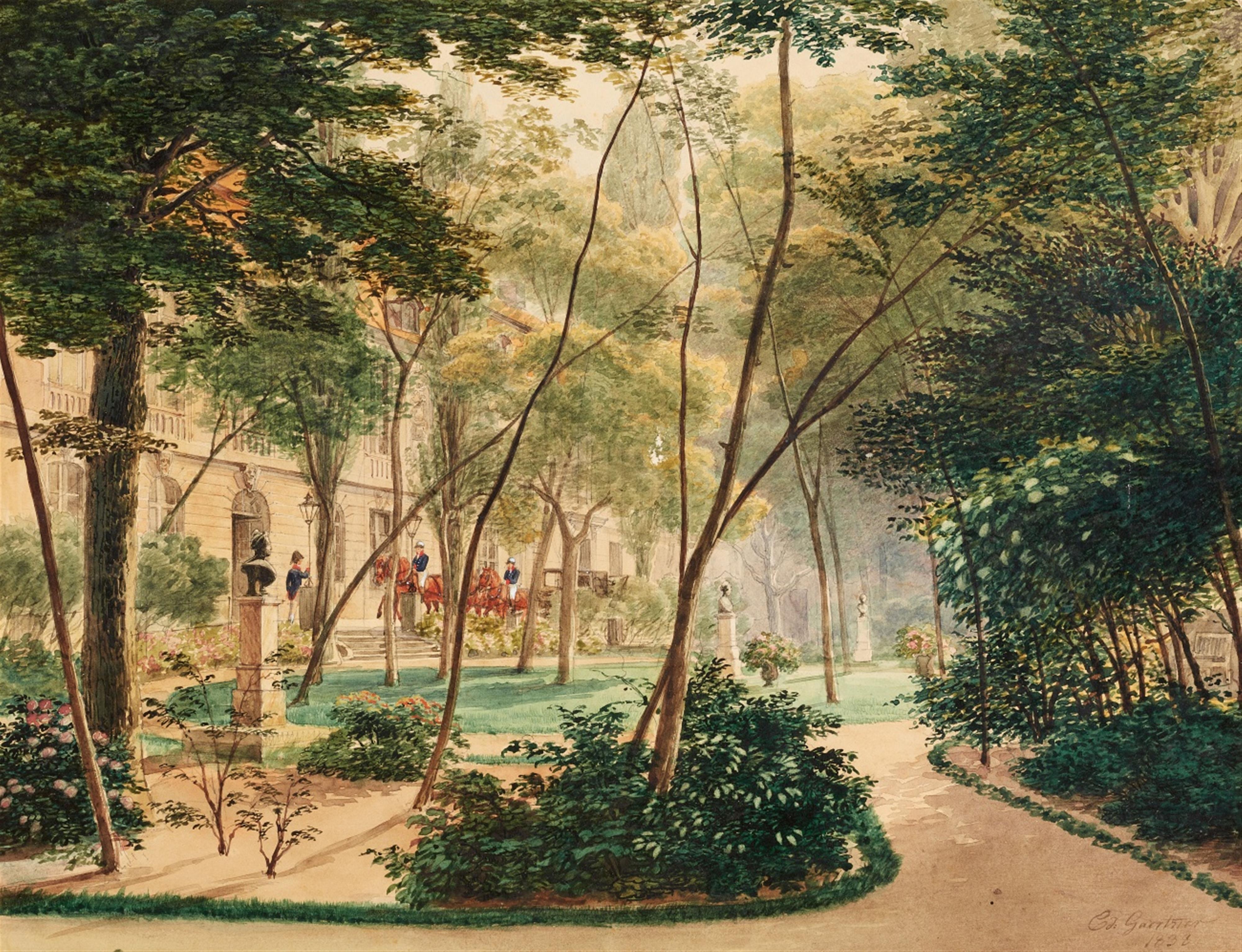 Eduard Gaertner - The Garden of the Prinzessinenpalais - image-1