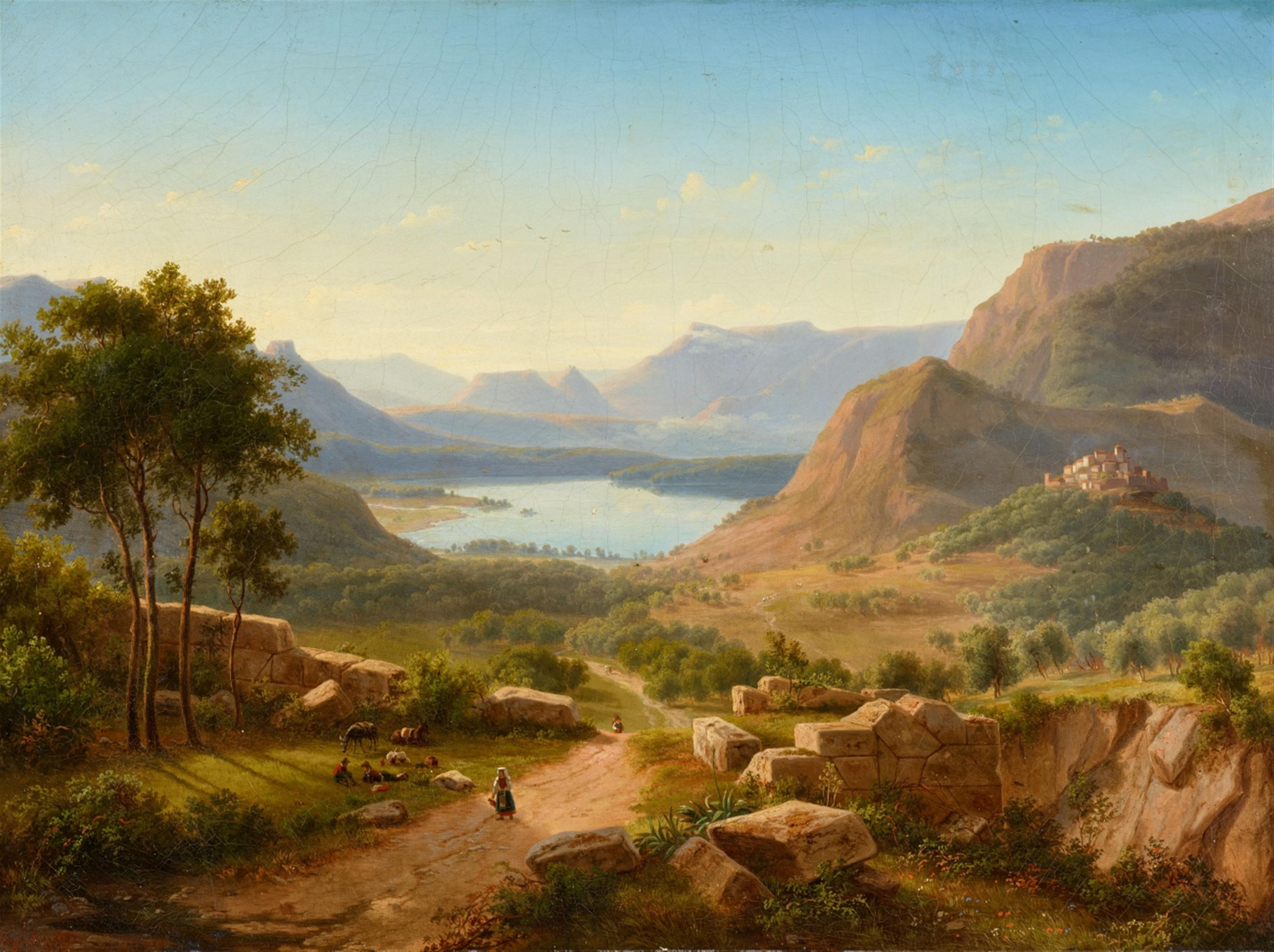 Eugen von Guérard - Italienische Landschaft - image-1