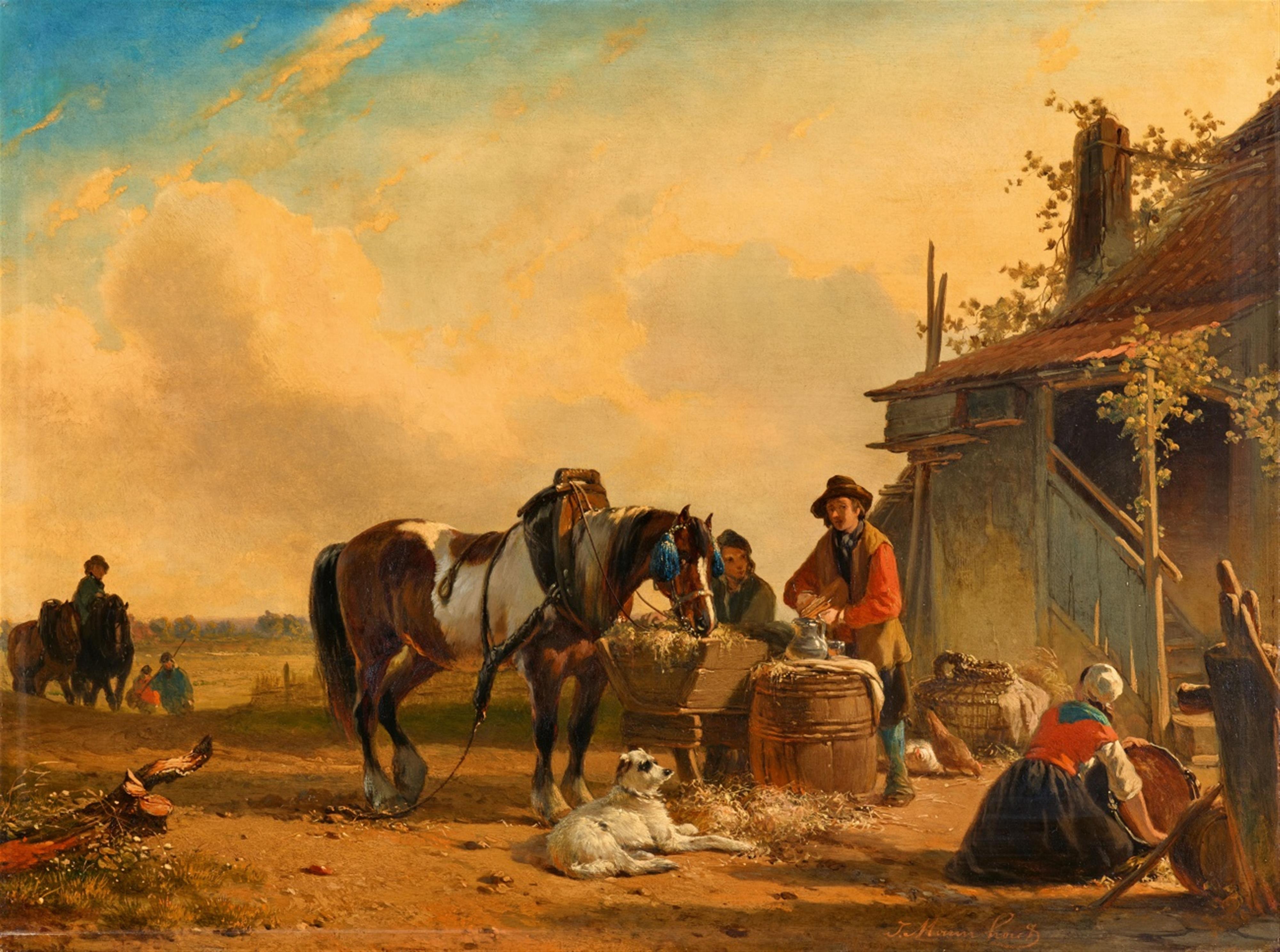Josephus Jodocus Moerenhout - Horsemen at Rest - image-1