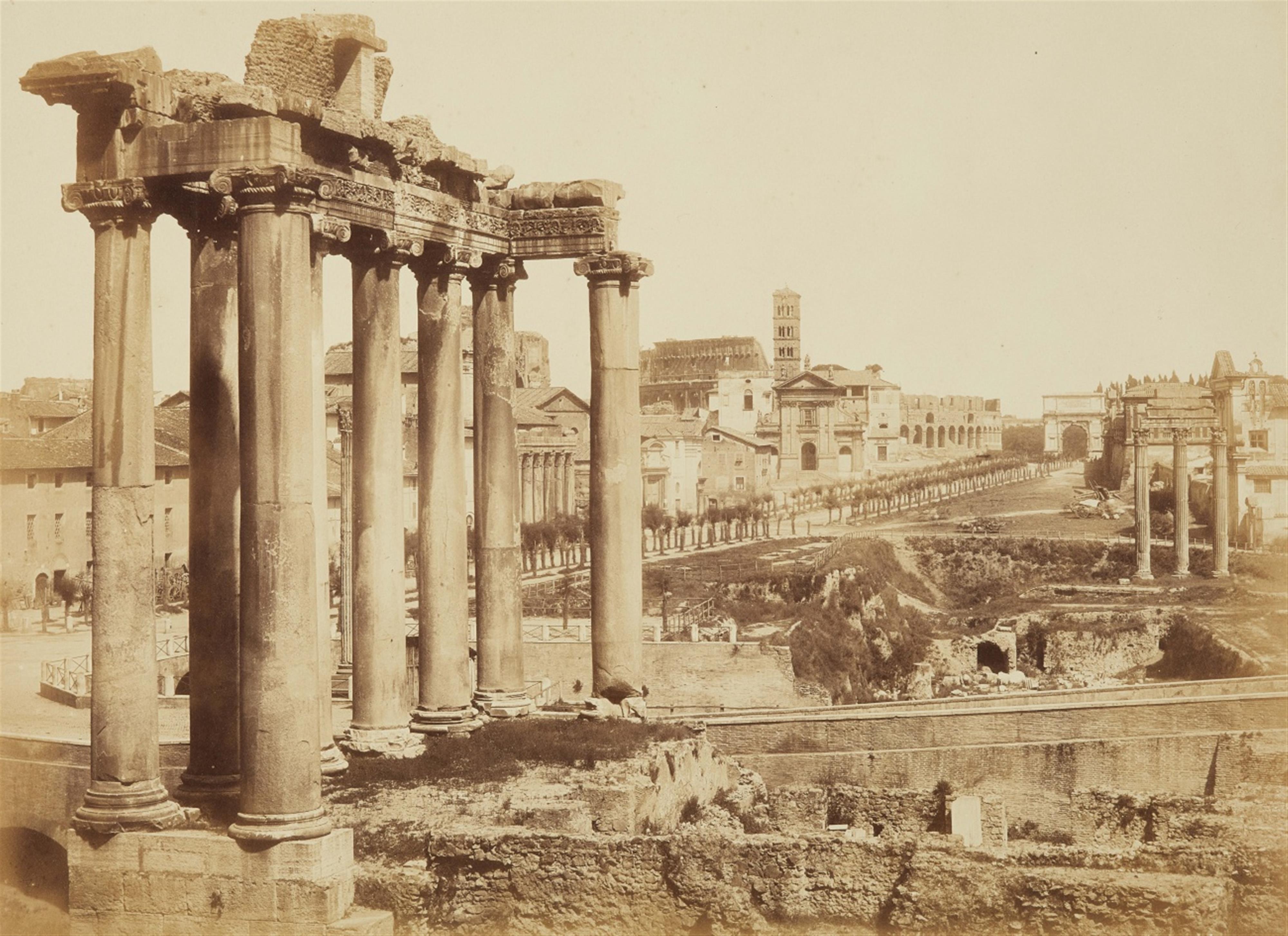 Tommaso Cuccioni - Tempel des Saturn, Forum Romanum - image-1
