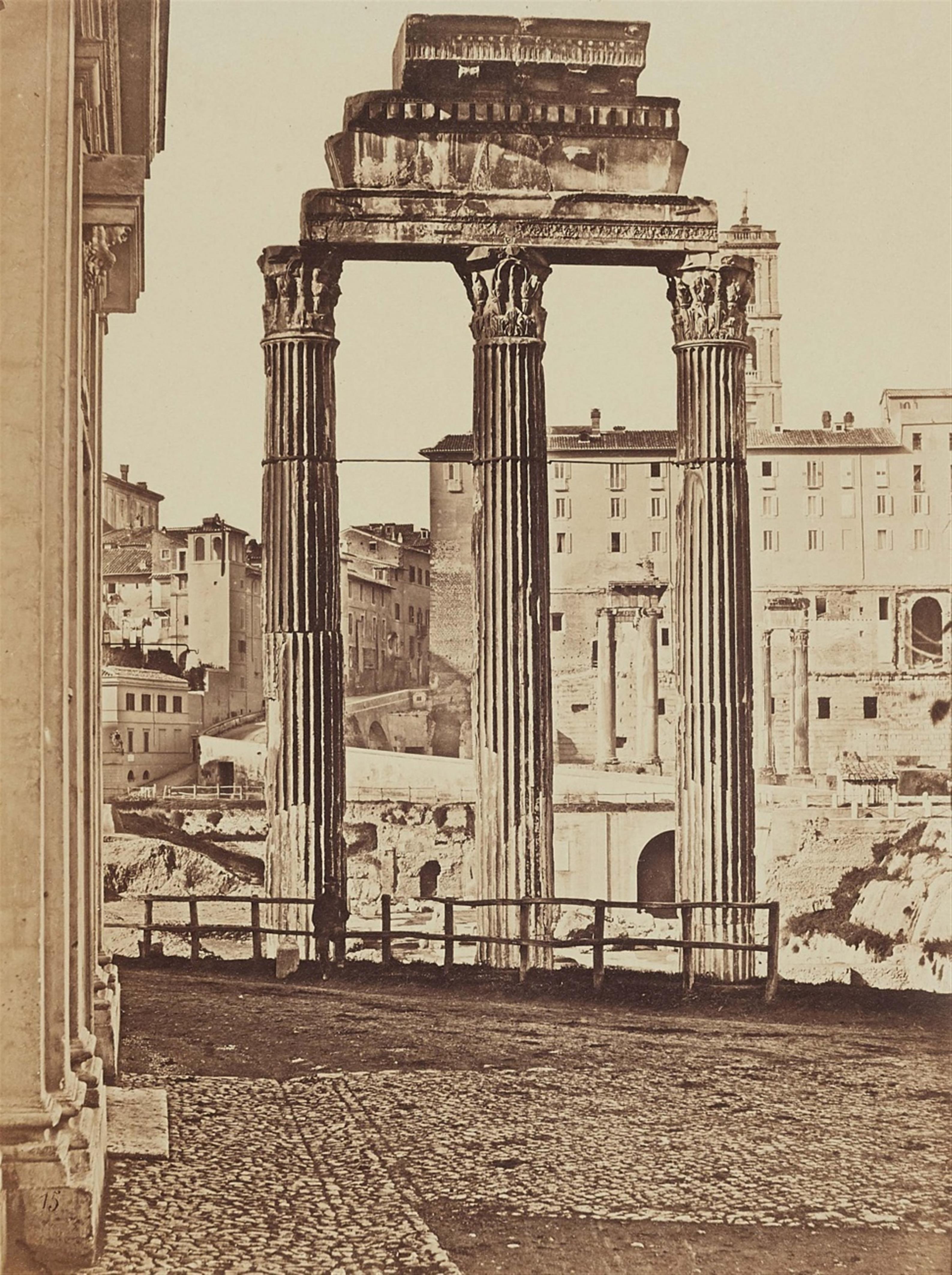 James Anderson - Dioskurentempel, Forum Romanum - image-1