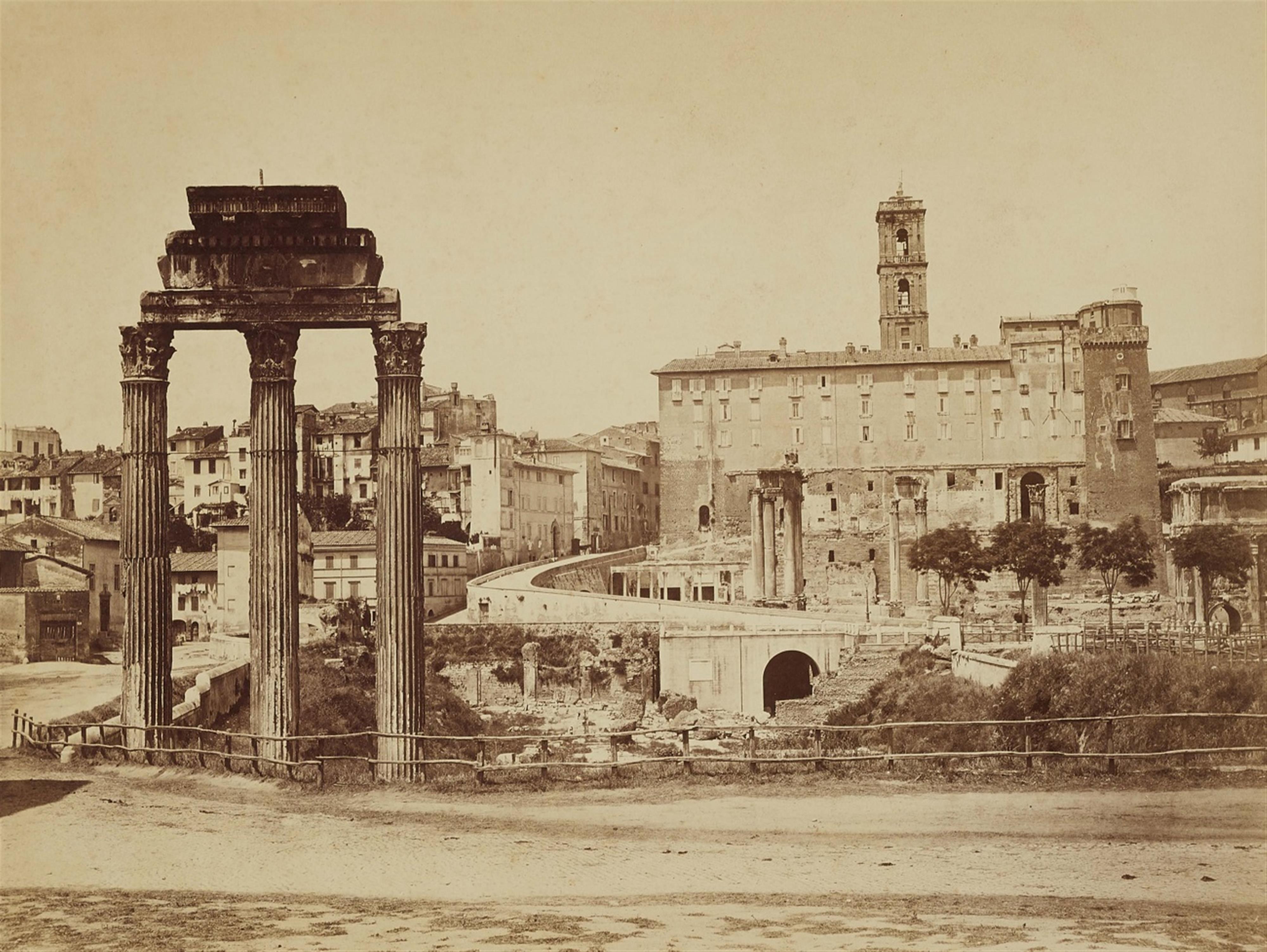 Auguste Rosalie Bisson called Bisson Jeune - Roman Forum with the Capitol - image-1
