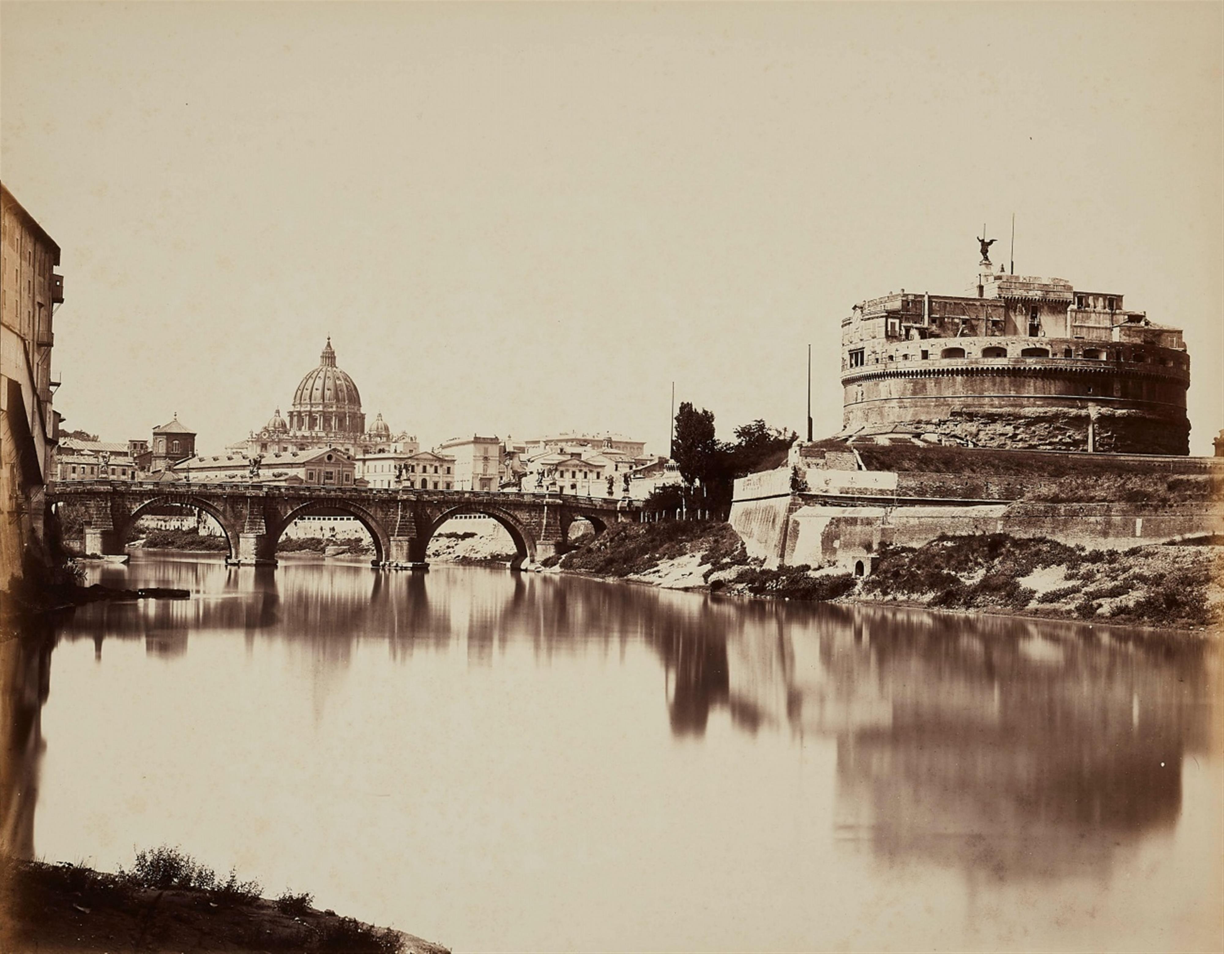 Tommaso Cuccioni - View of the Tiber River with Castel Sant'Angelo - image-2