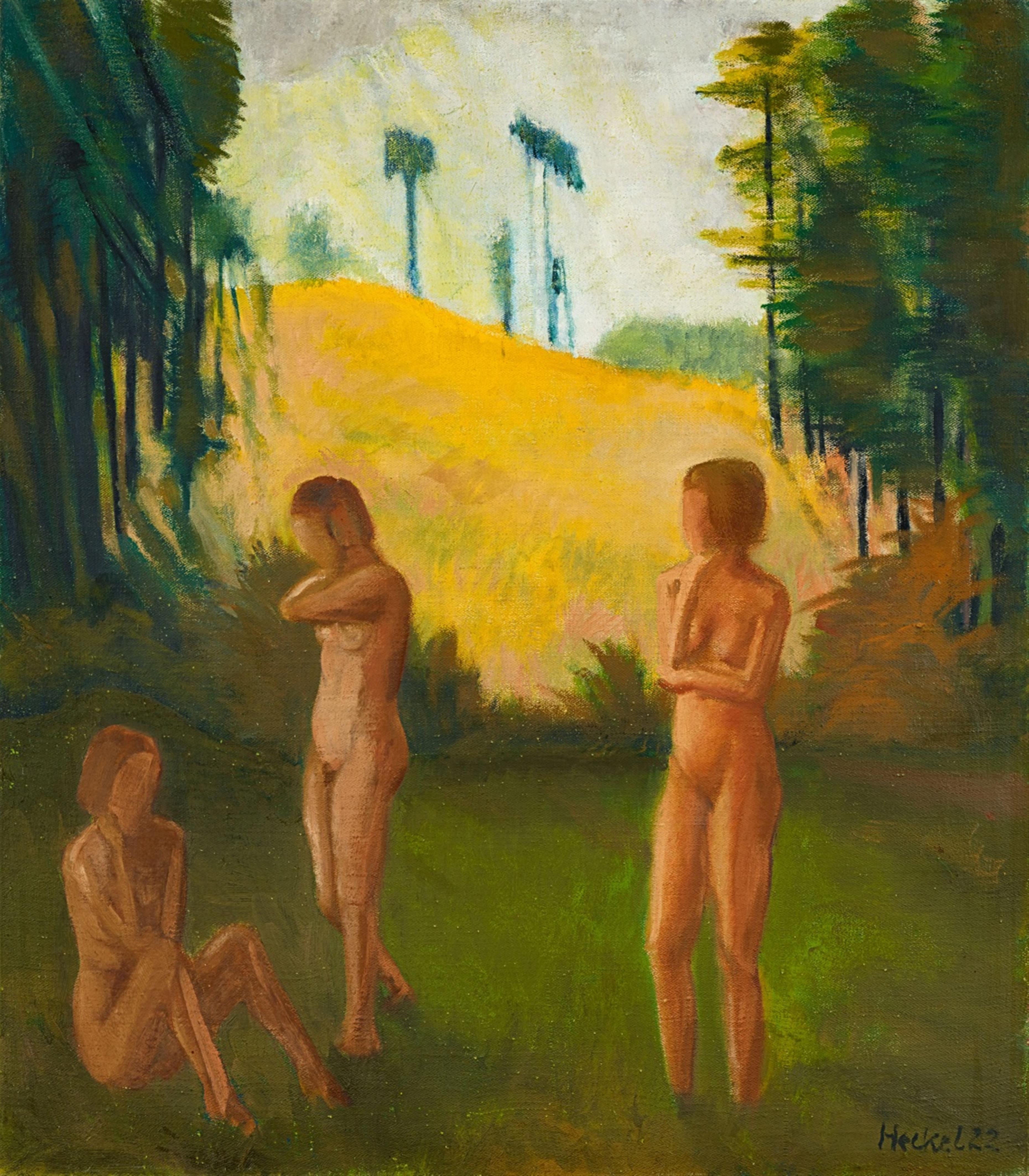 Erich Heckel - Frauen im Wald - image-1