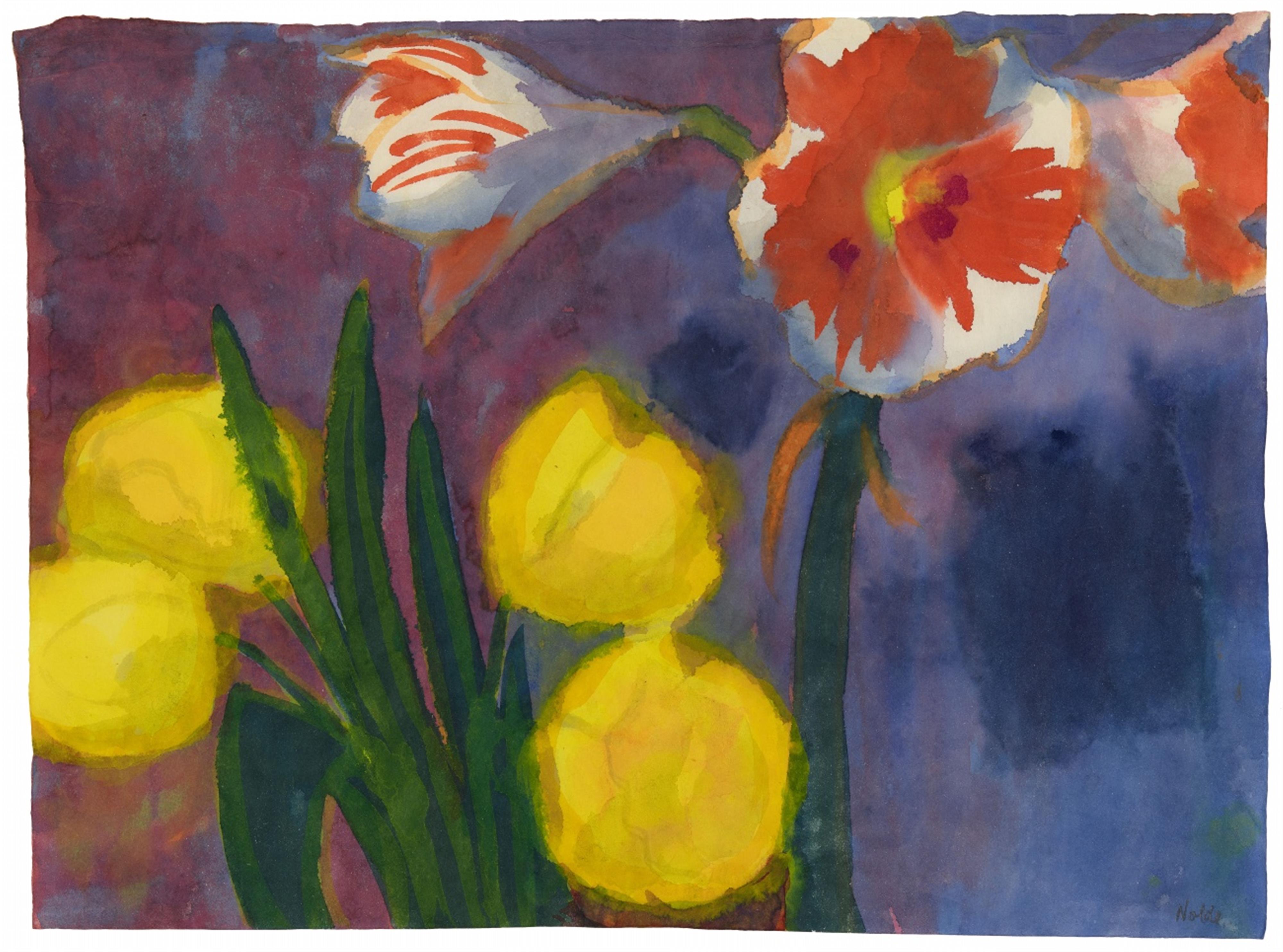 Emil Nolde - Tulpen und Amaryllis - image-1
