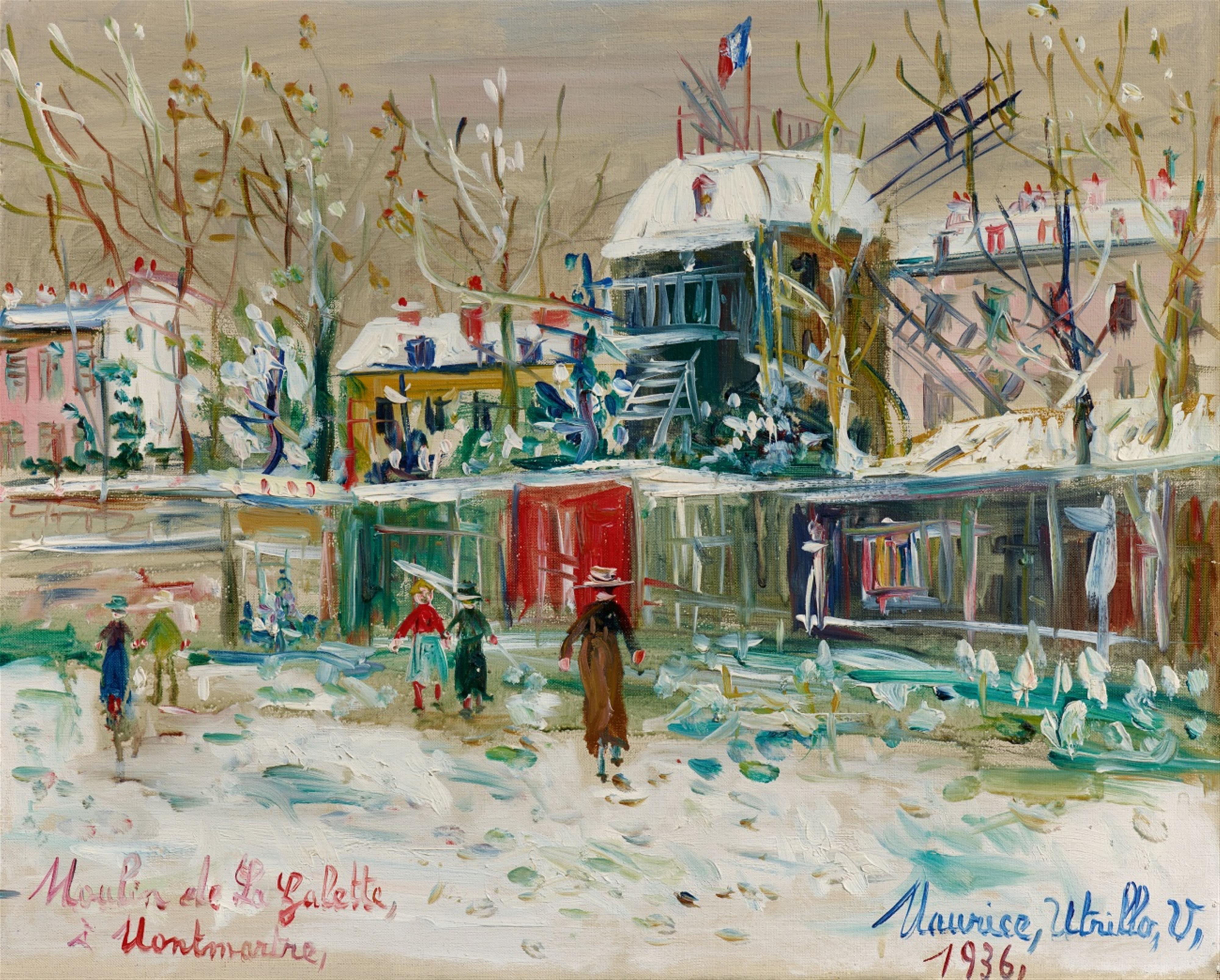 Maurice Utrillo - Moulin de la Galette à Montmartre - image-1