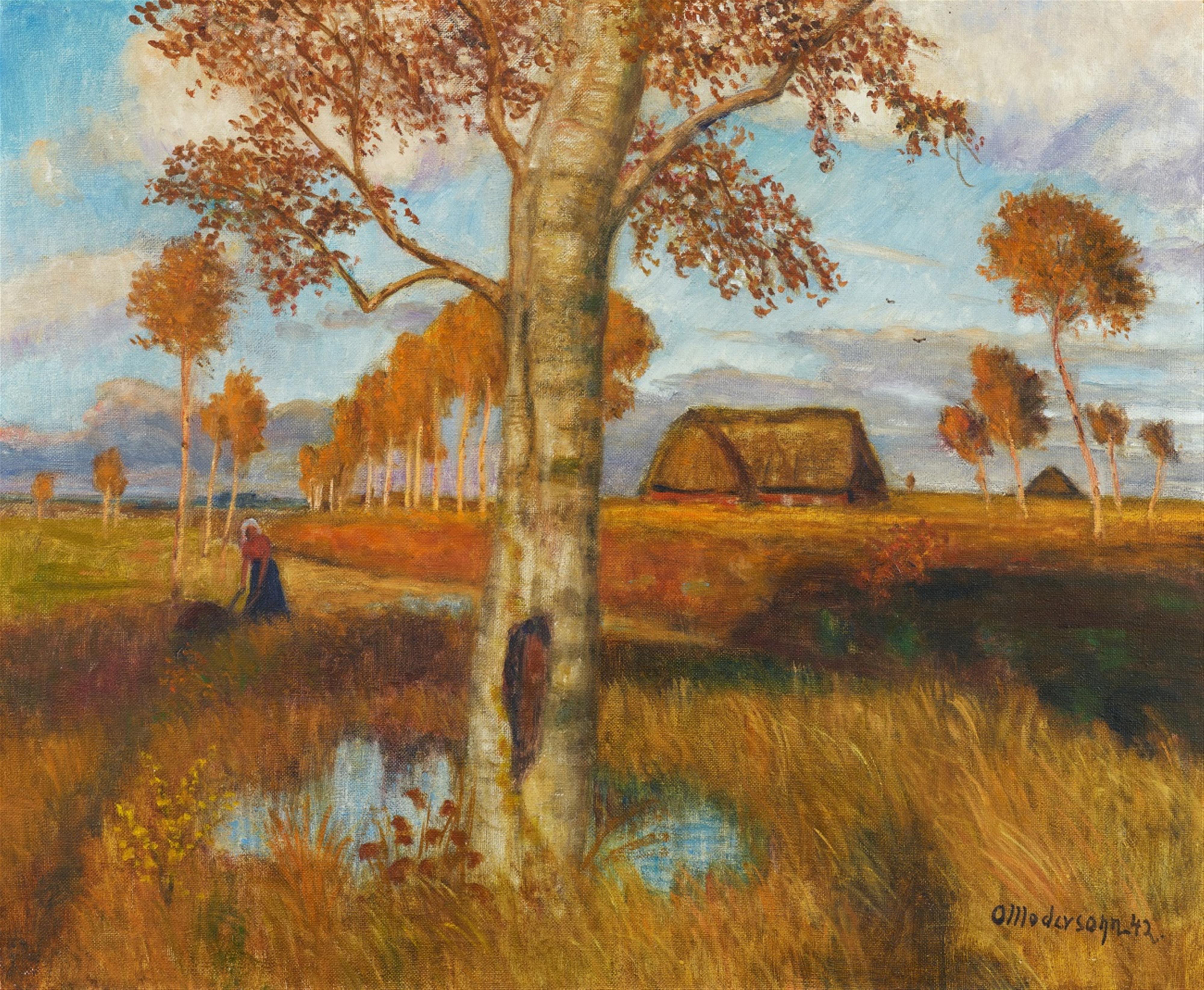 Otto Modersohn - Herbst im Moor - image-1