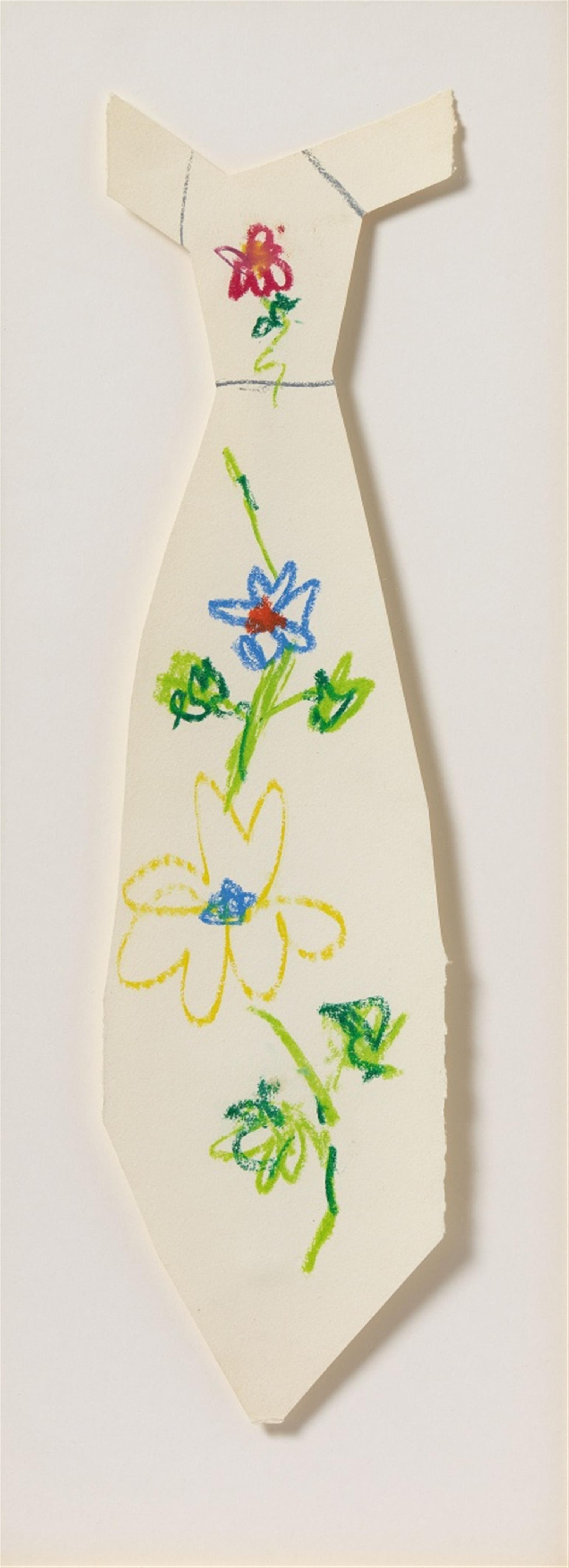 Pablo Picasso - Projet pour un cravate à fleurs - image-1
