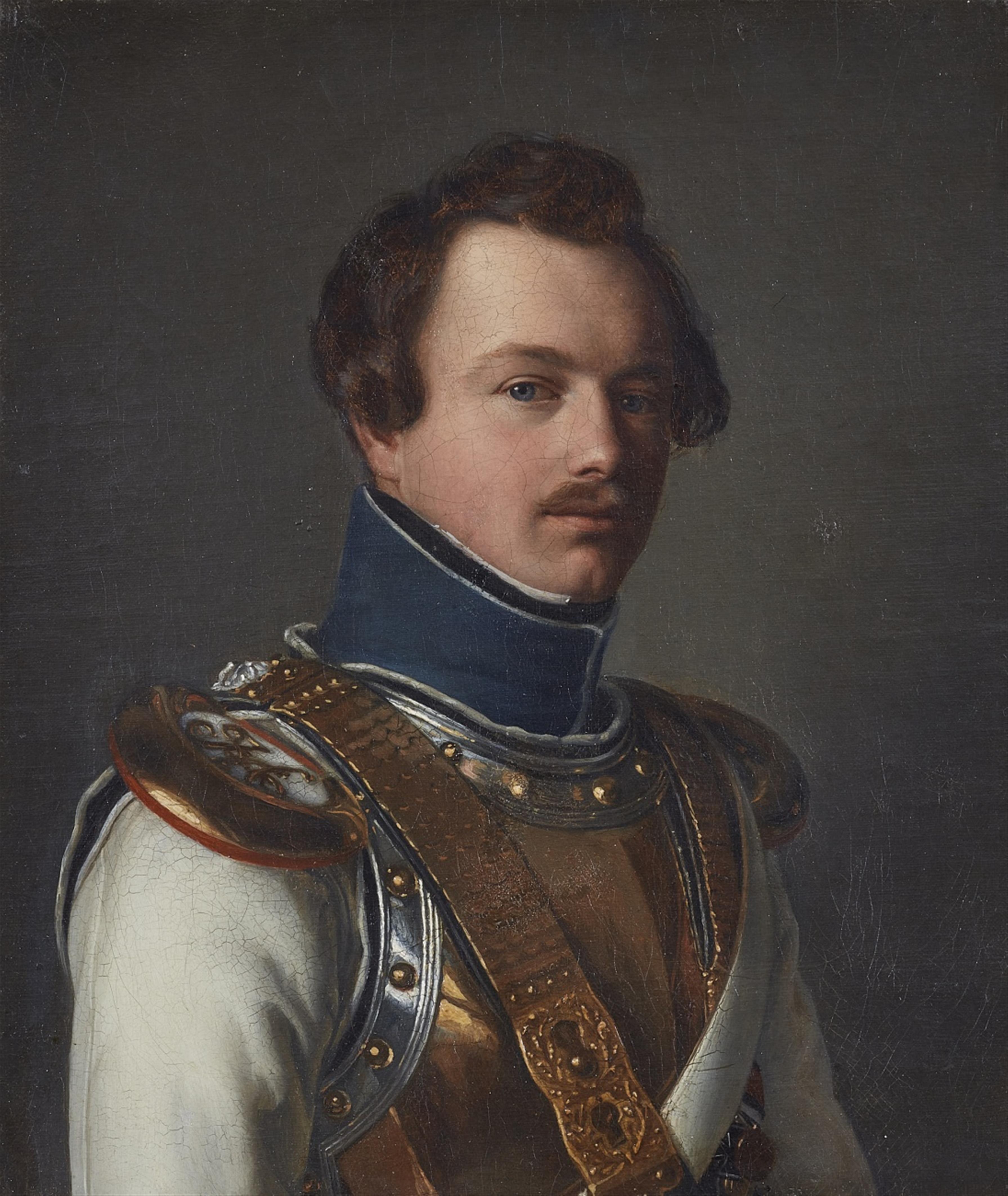 Franz Krüger, in der Art - Bildnis eines Herren in Militäruniform - image-1