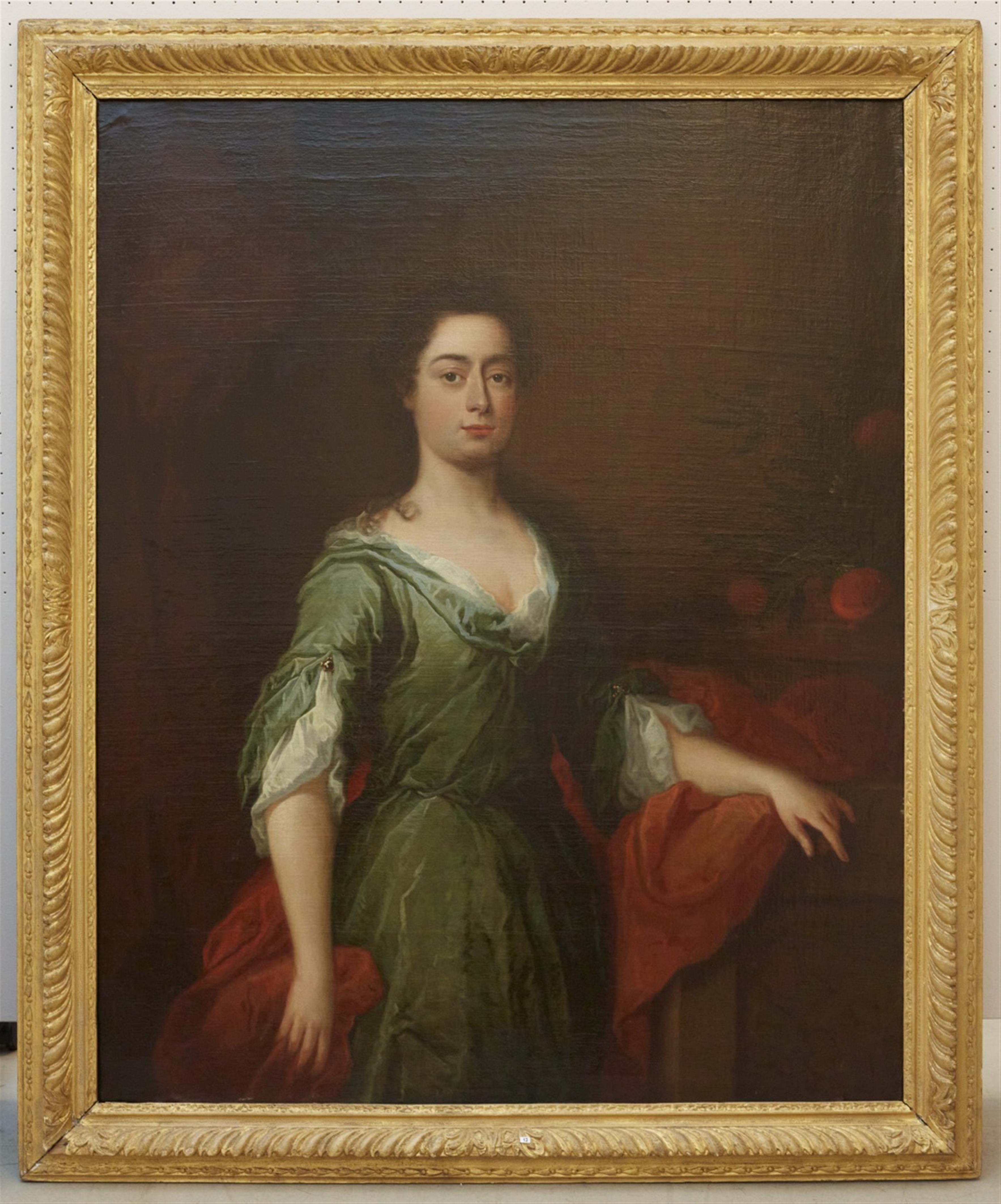 Michael Dahl, circle of - Portrait of a Lady in a Green Dress - image-2