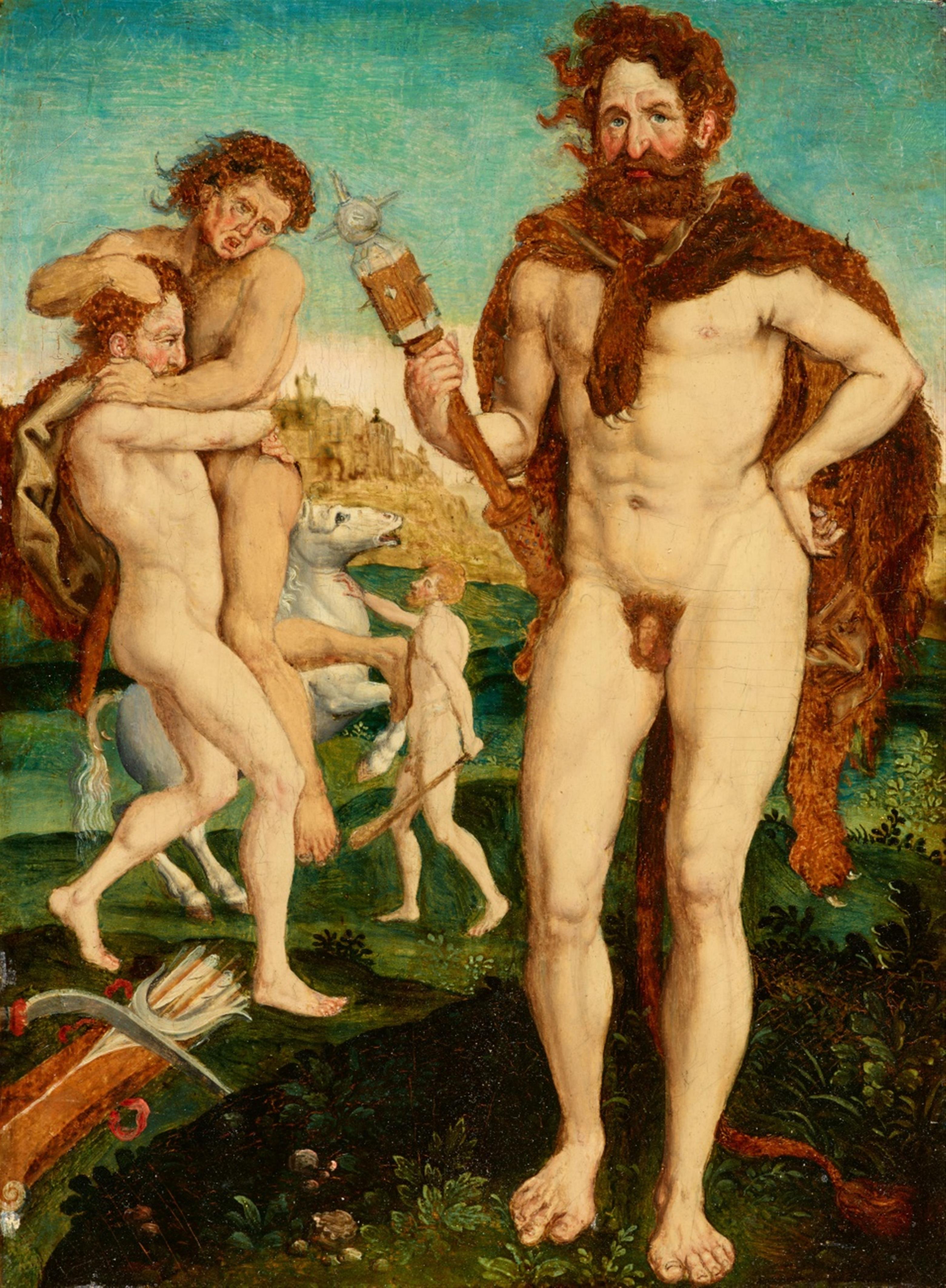 German School late 16th century - Three Labours of Hercules - image-2