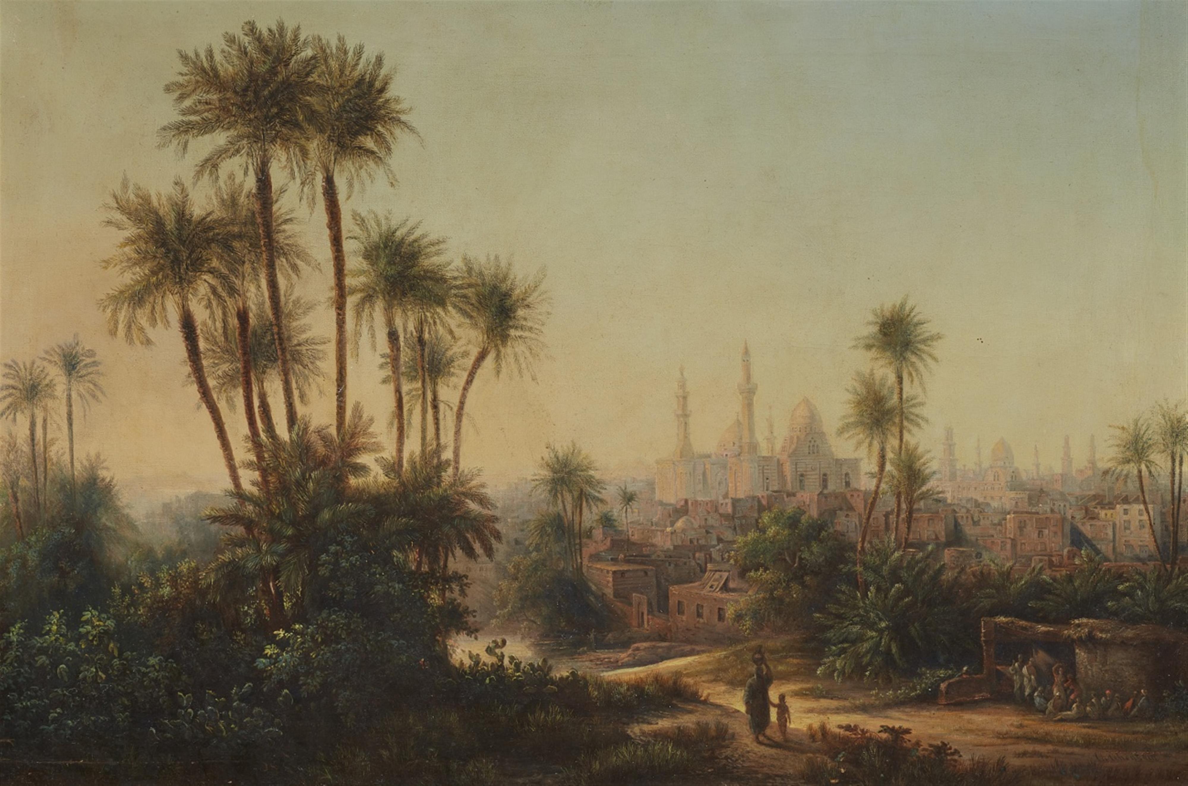 Unknown artist 19th century - View of an Oriental Town - image-1