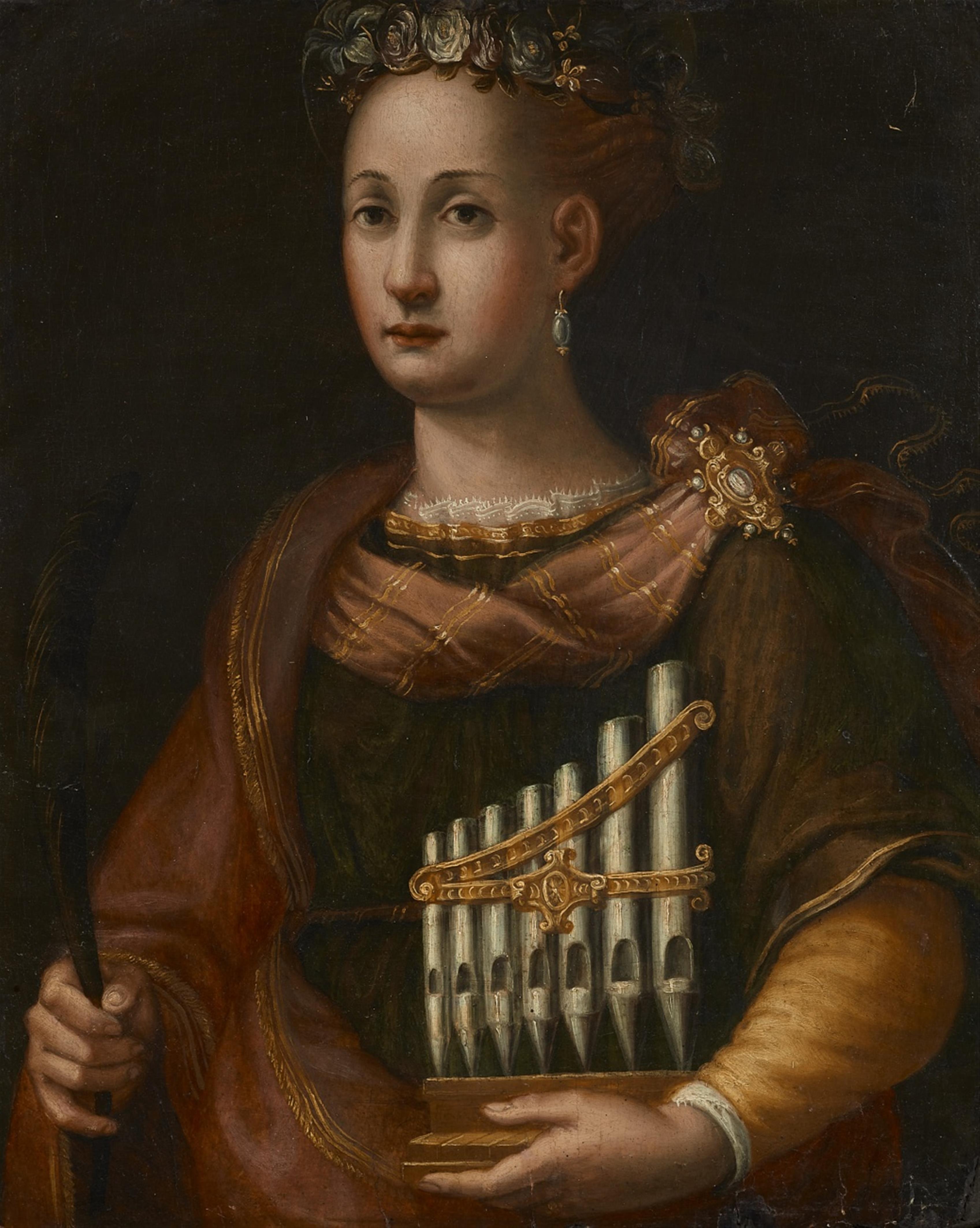 Italienischer Meister des 16. Jahrhunderts - Die Heilige Cäcilie - image-1