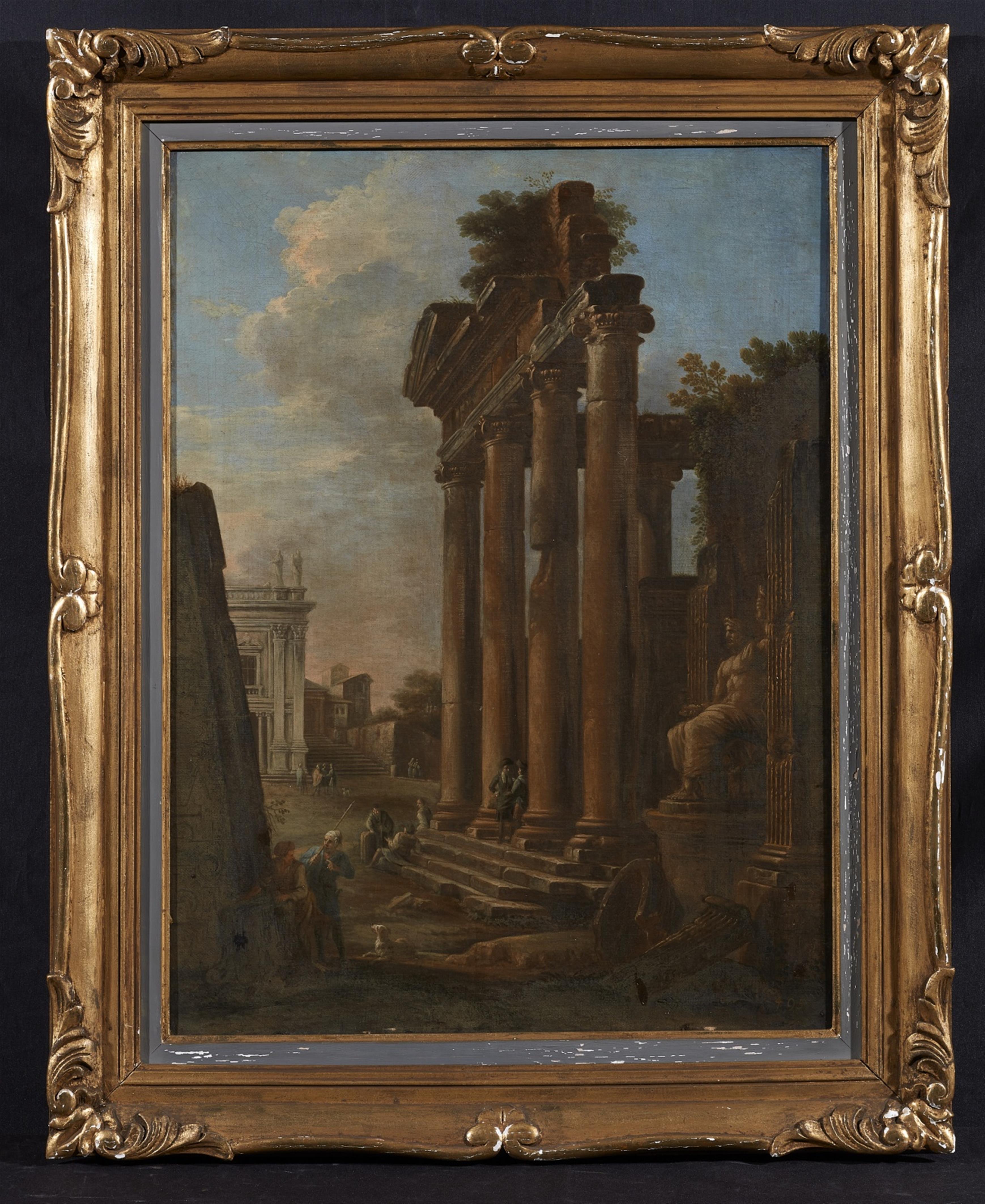 Domenico Roberti, zugeschrieben - Zwei Ruinendarstellungen - image-3