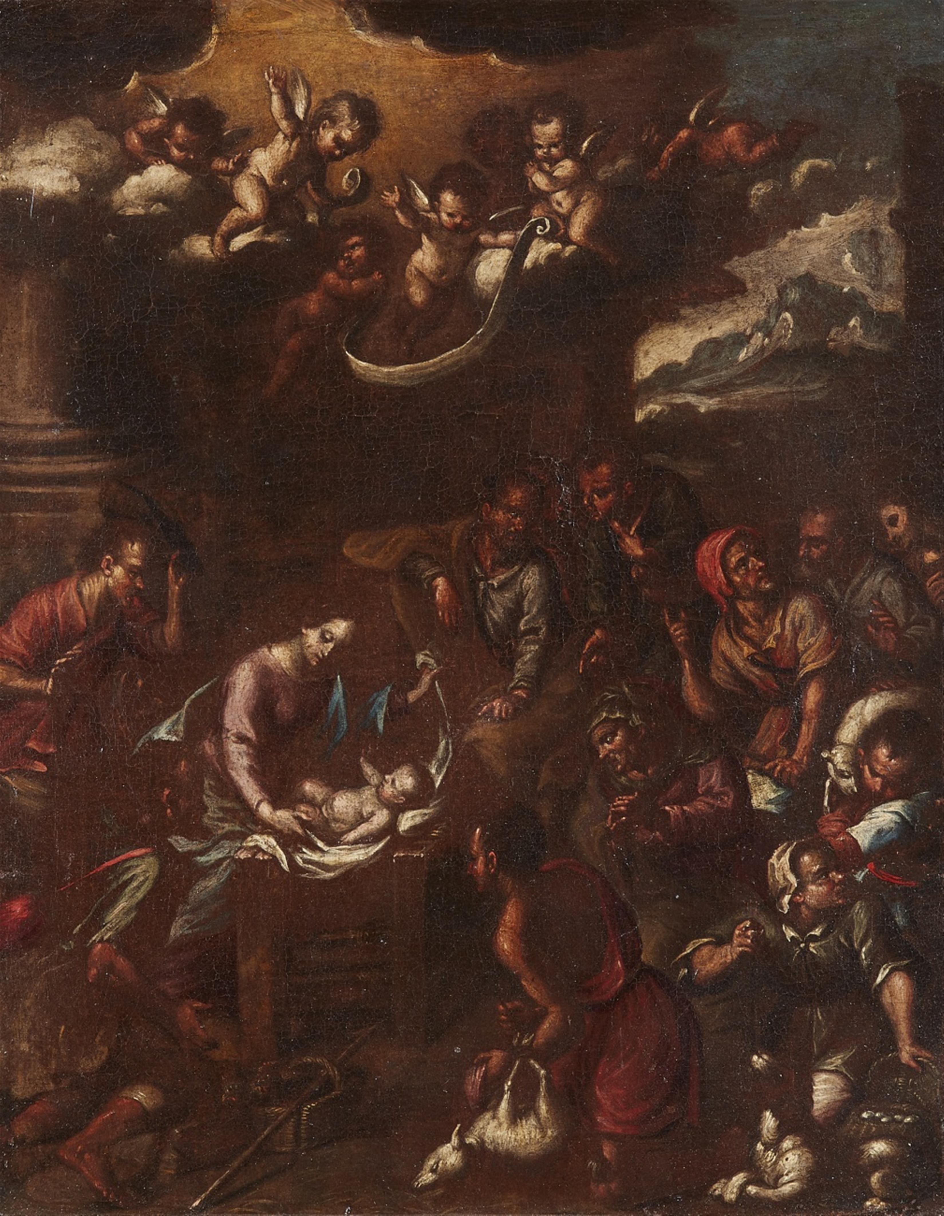Venetian School around 1600 - The Adoration of the Shepherds - image-1