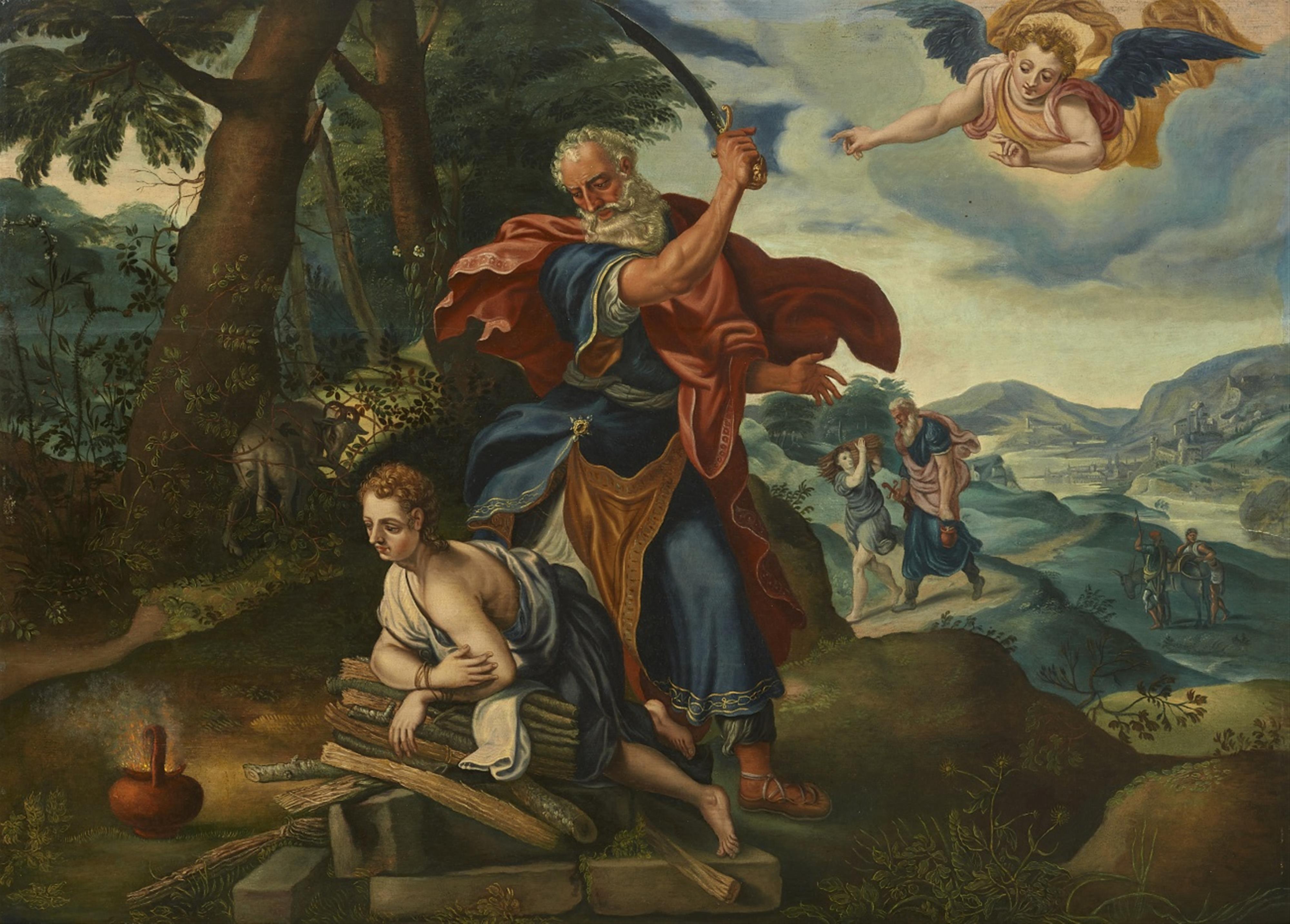 Marten de Vos, in der Art - Opferung Isaaks - image-1
