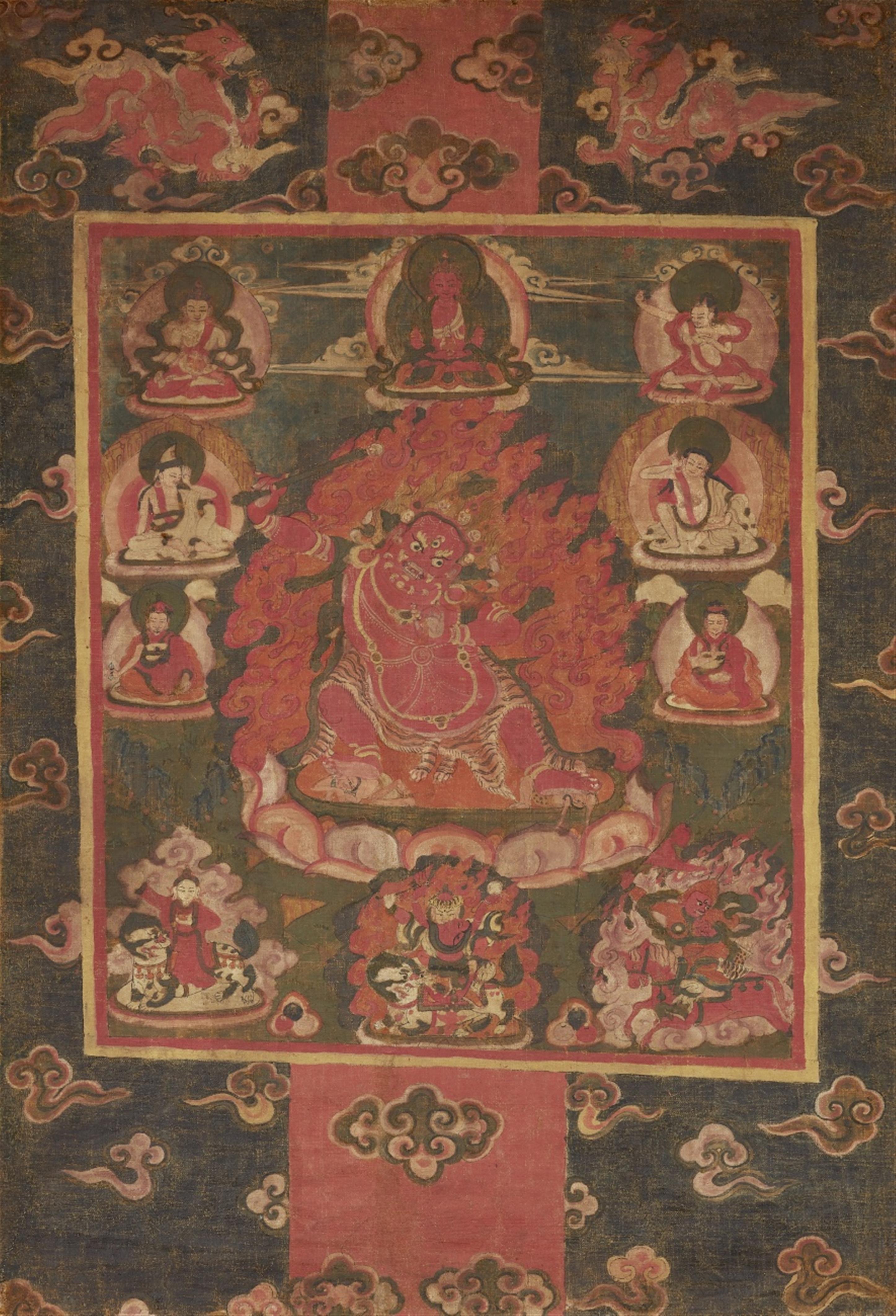 Thangka des Hayagriva. Tibet. 18./19. Jh. - image-1