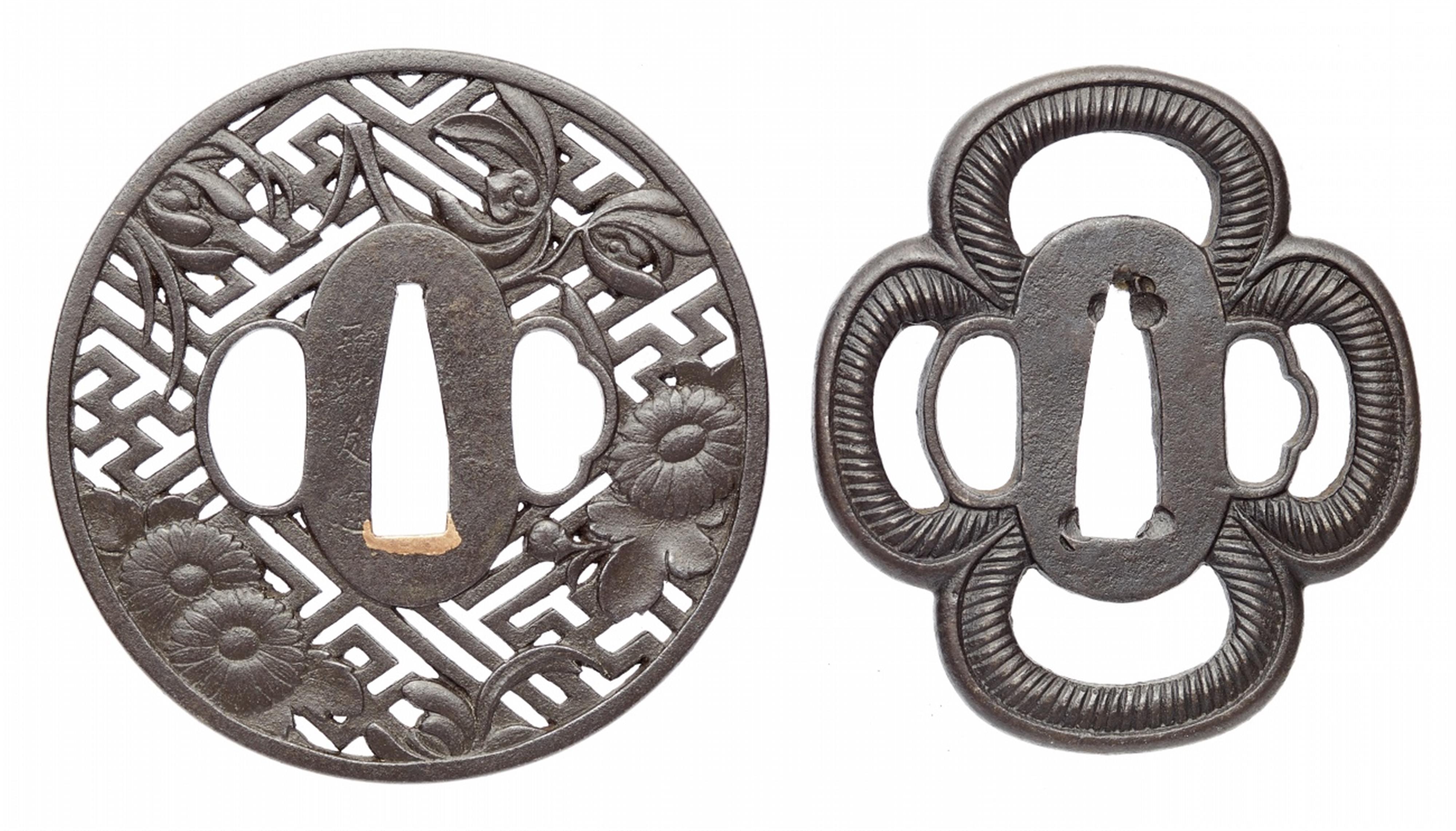 Two iron tsuba, 18th/19th century - image-1