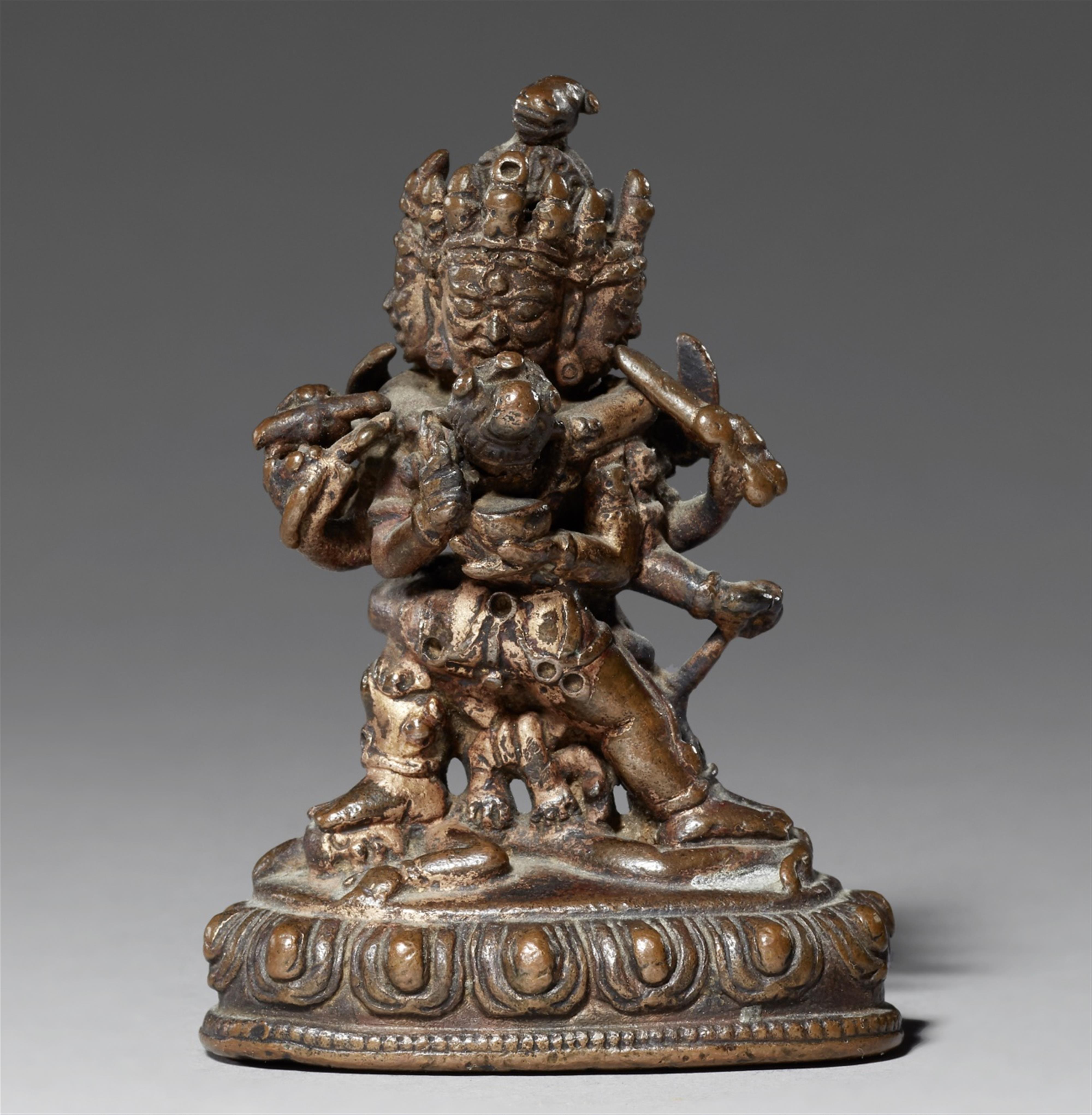 Hayagriva. Bronze. Tibet. 14. Jh. - image-1