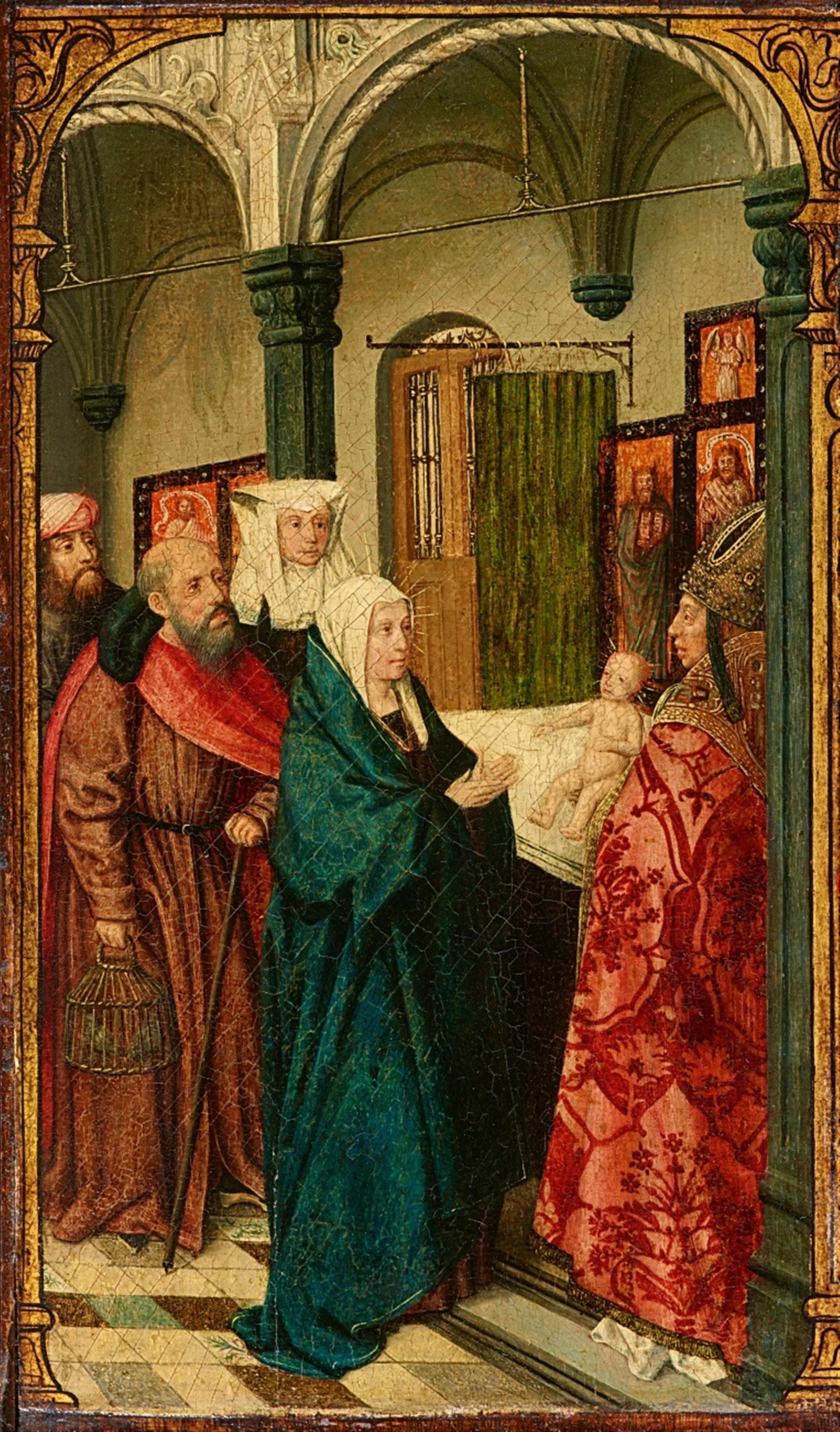 South Netherlandish School late 15th Century - The Presentation of Christ in the Temple - image-1