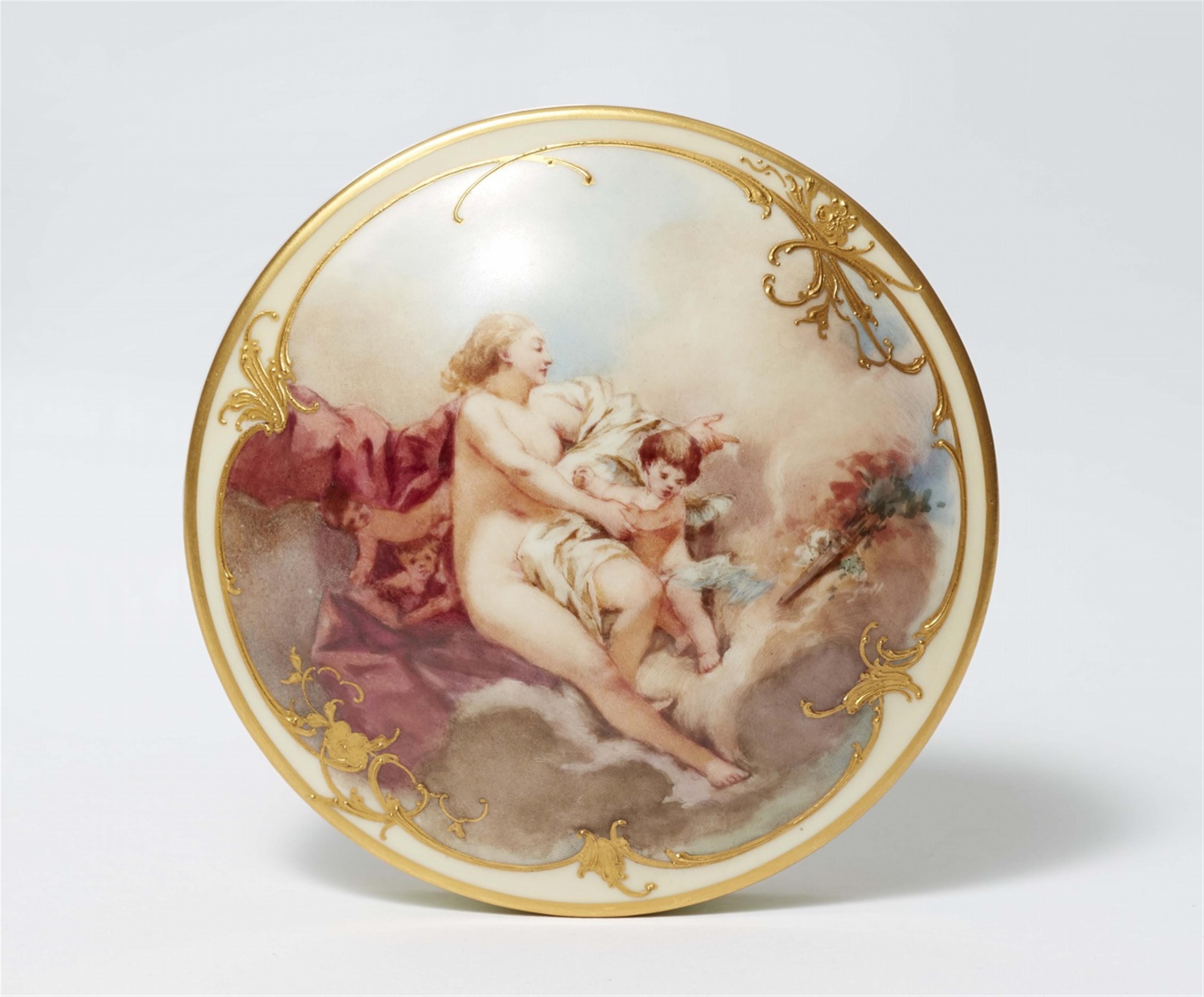 Bonbonnière mit Venus und Amor in den Wolken - image-2