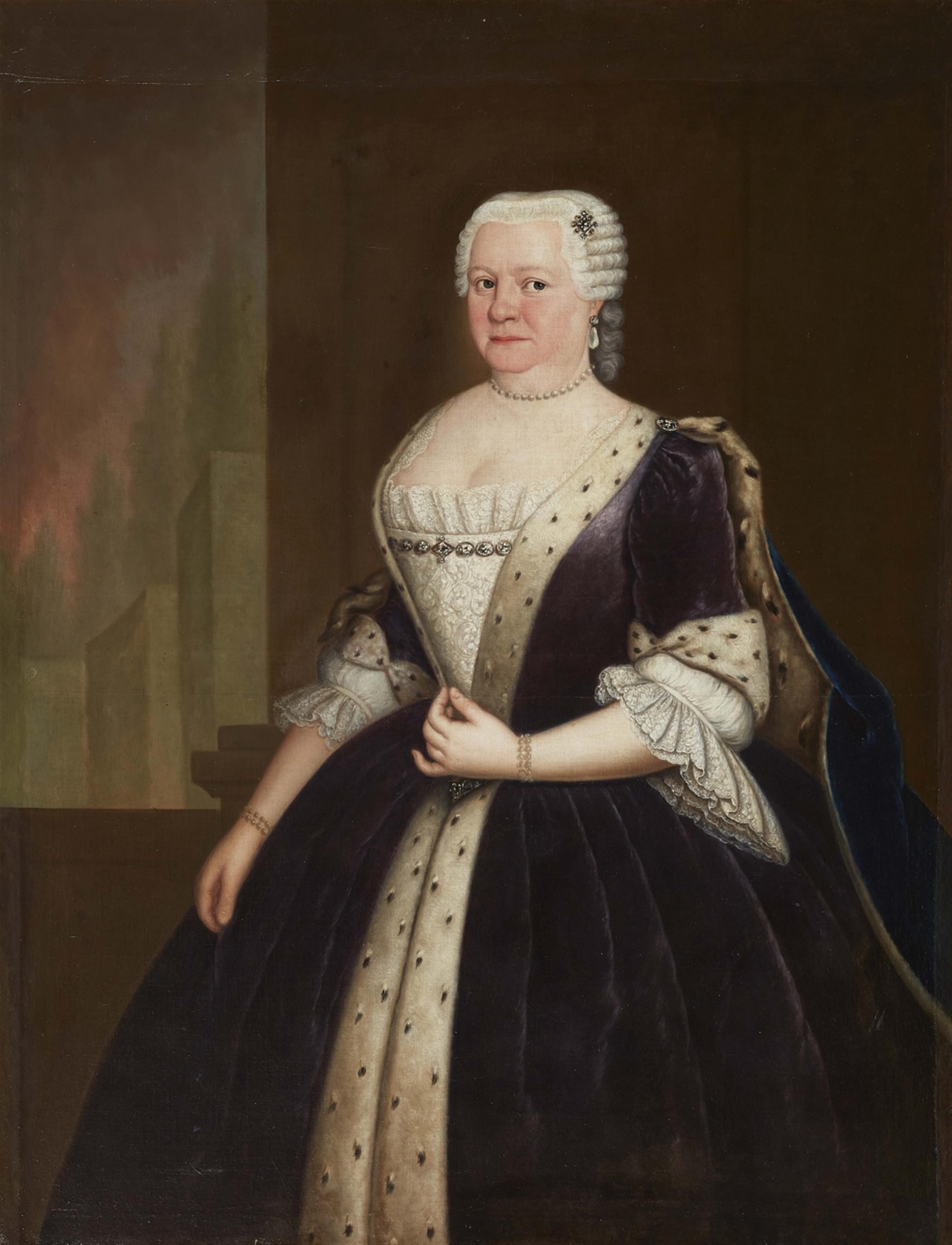 Deutscher Meister des 18. Jahrhunderts - Porträt der Herzogin Charlotte Amalie Antonie von Mecklenburg-Strelitz - image-1