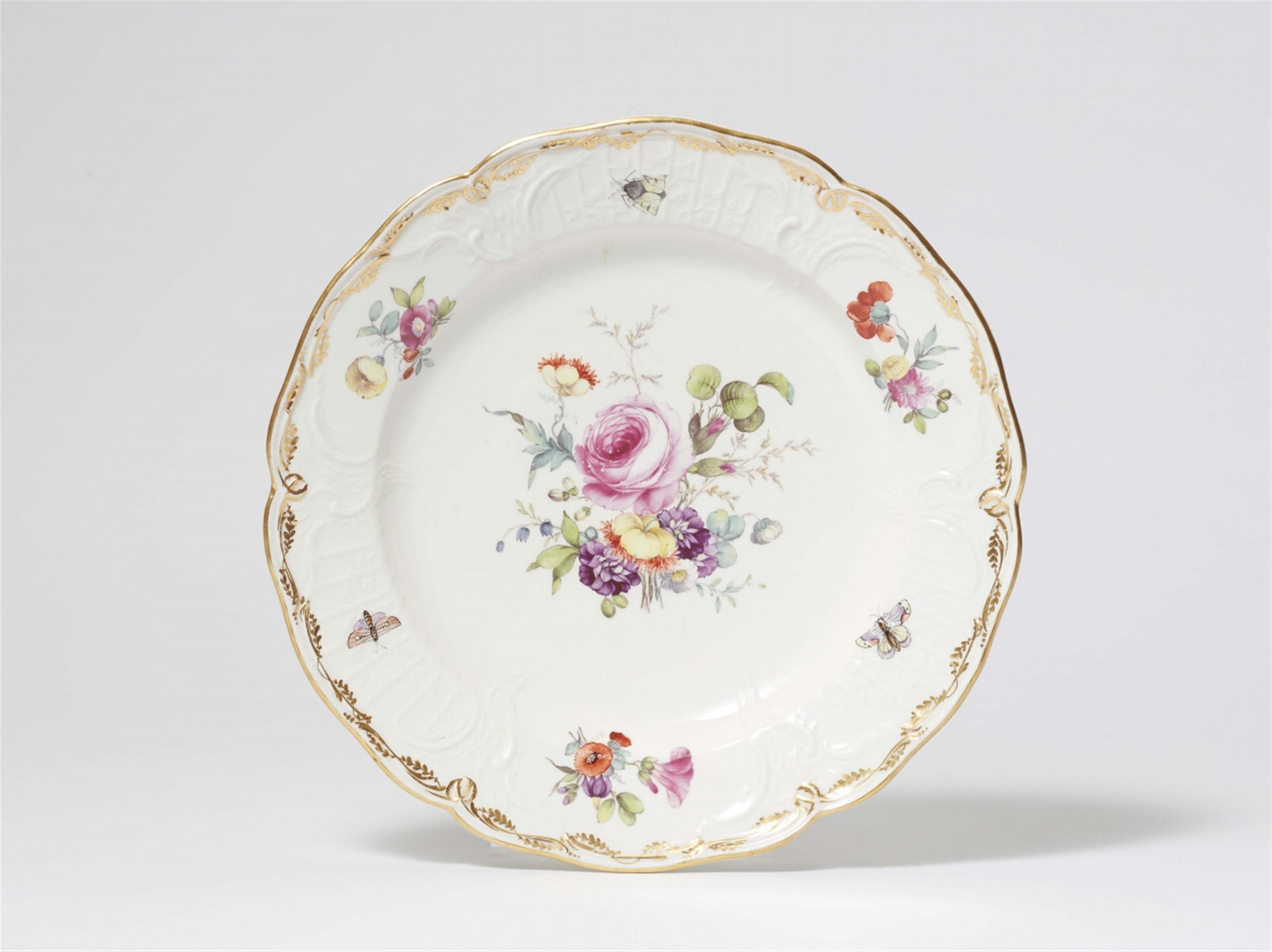 A Berlin KPM porcelain plate from a dinner service for Berlin Palace - image-1