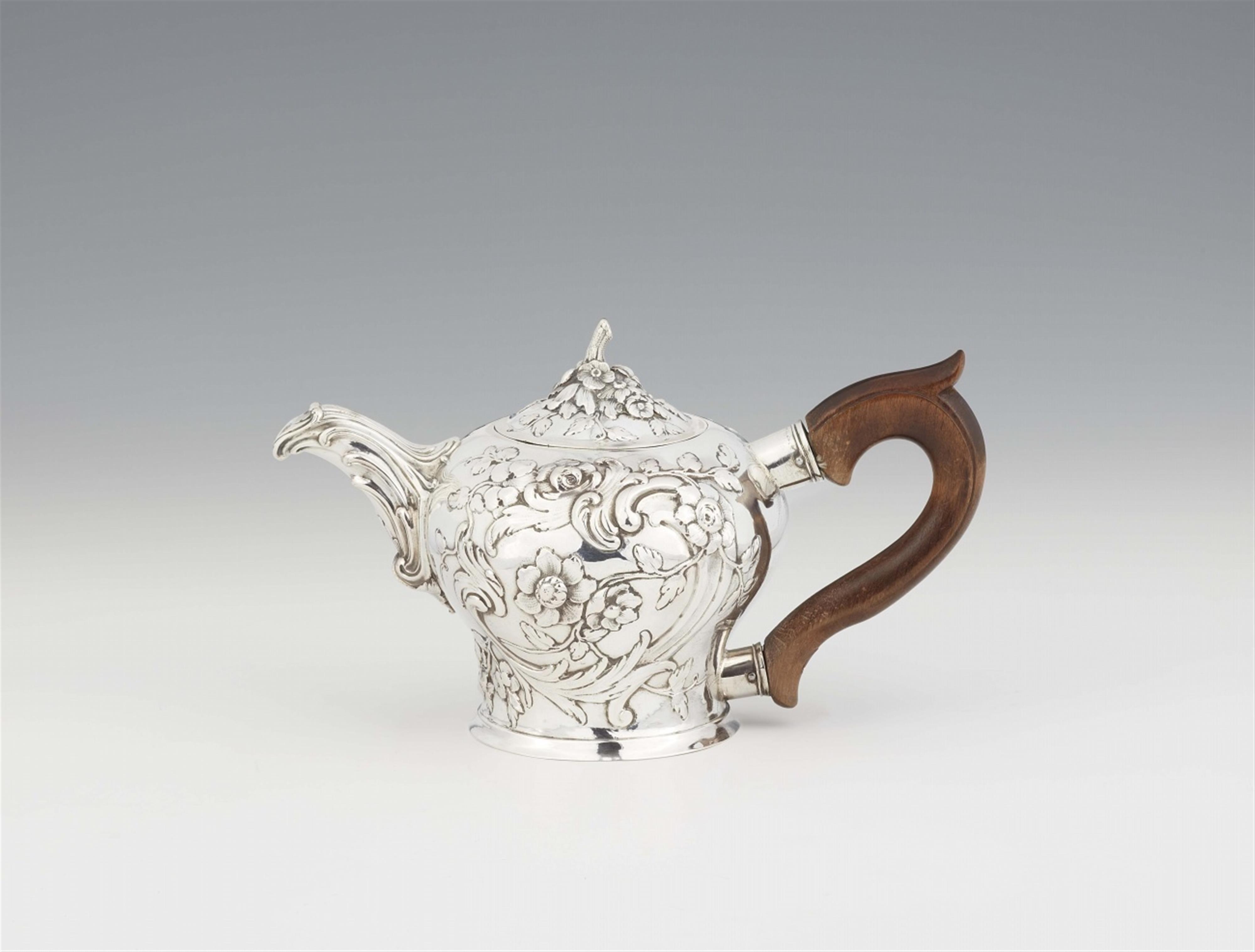 A Berlin silver Frederician teapot - image-1