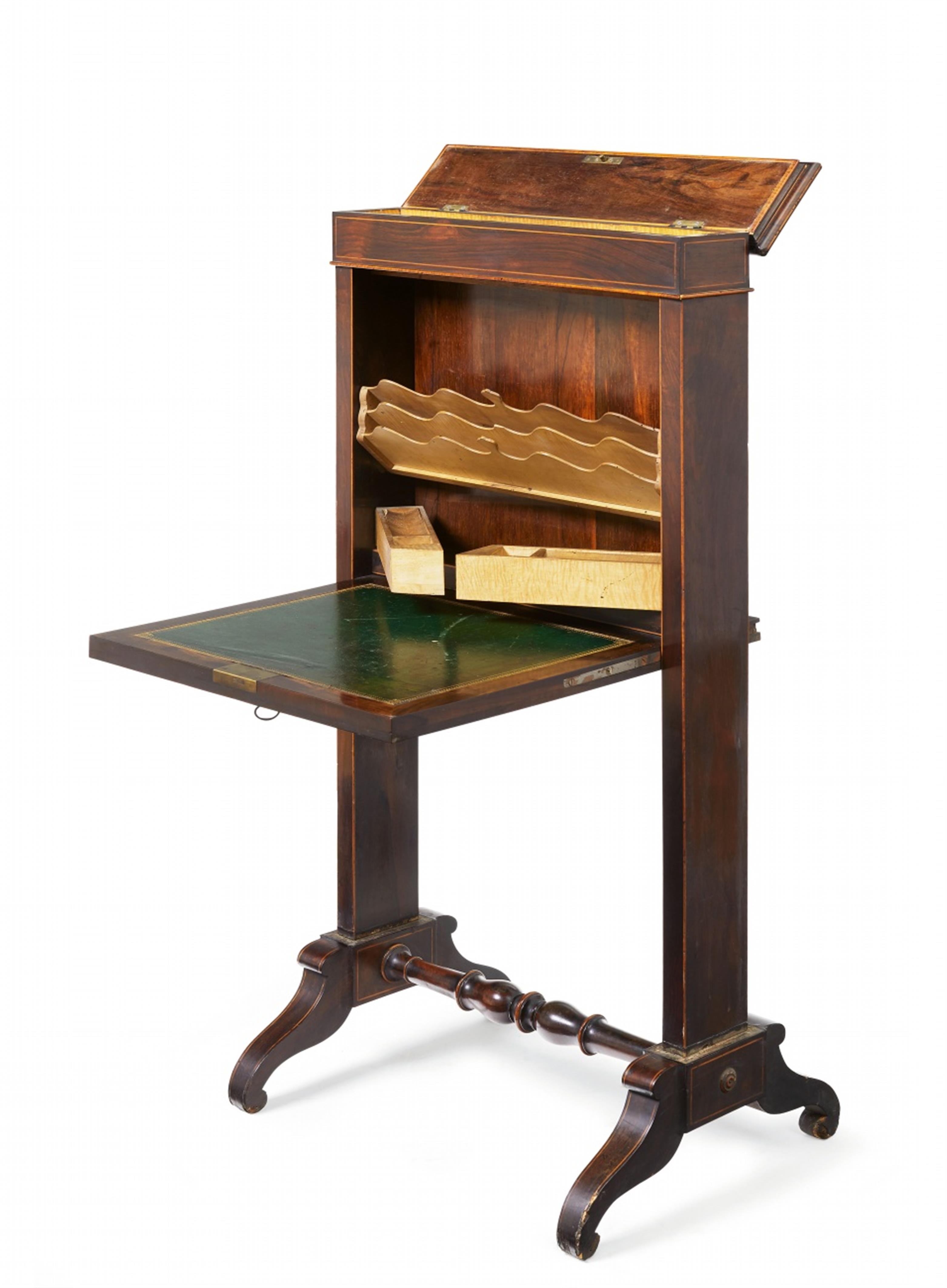 A patented secretaire designed as a fire screen - image-2
