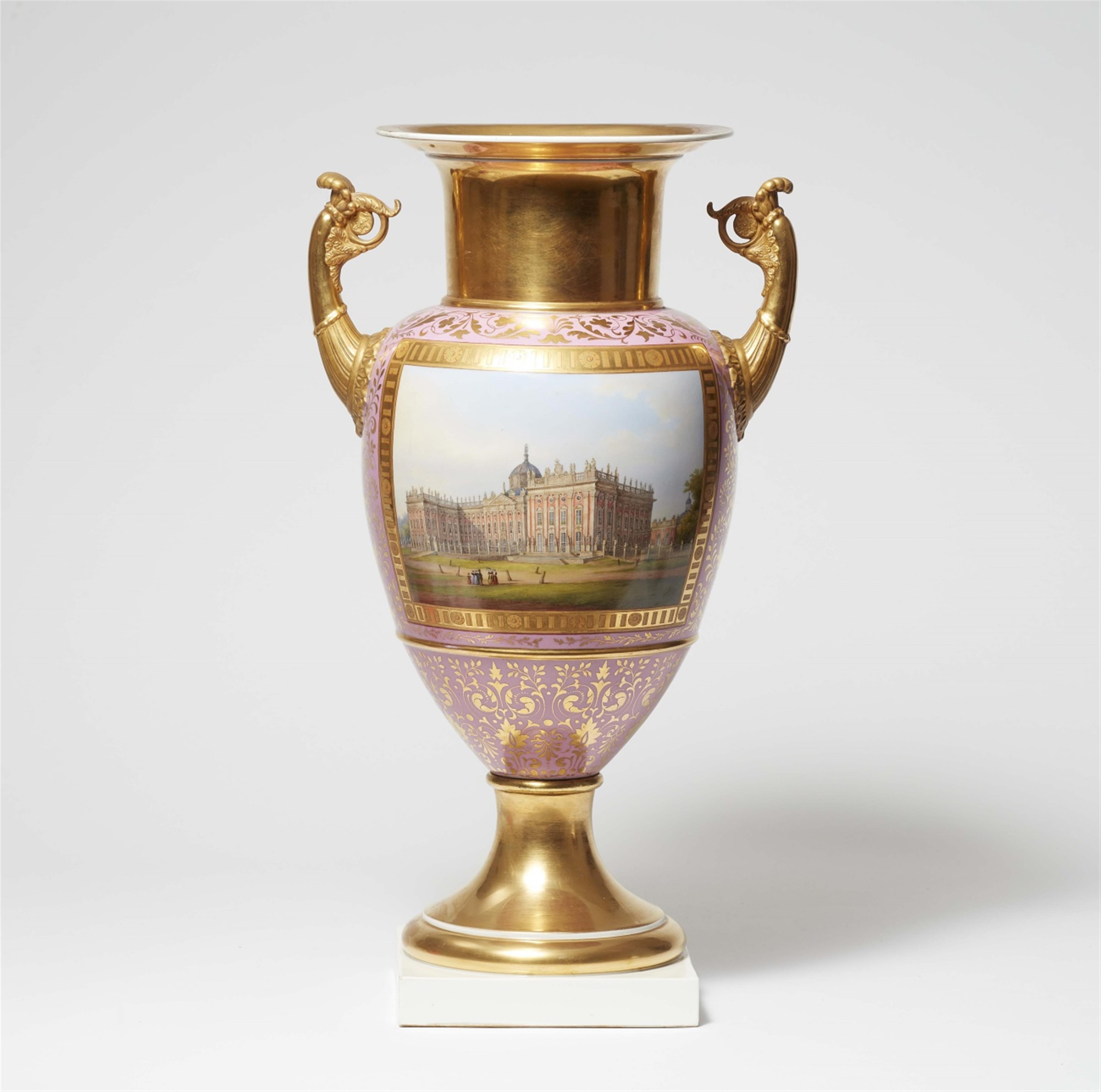 Vase mit zwei Potsdamer Schlossansichten - image-1