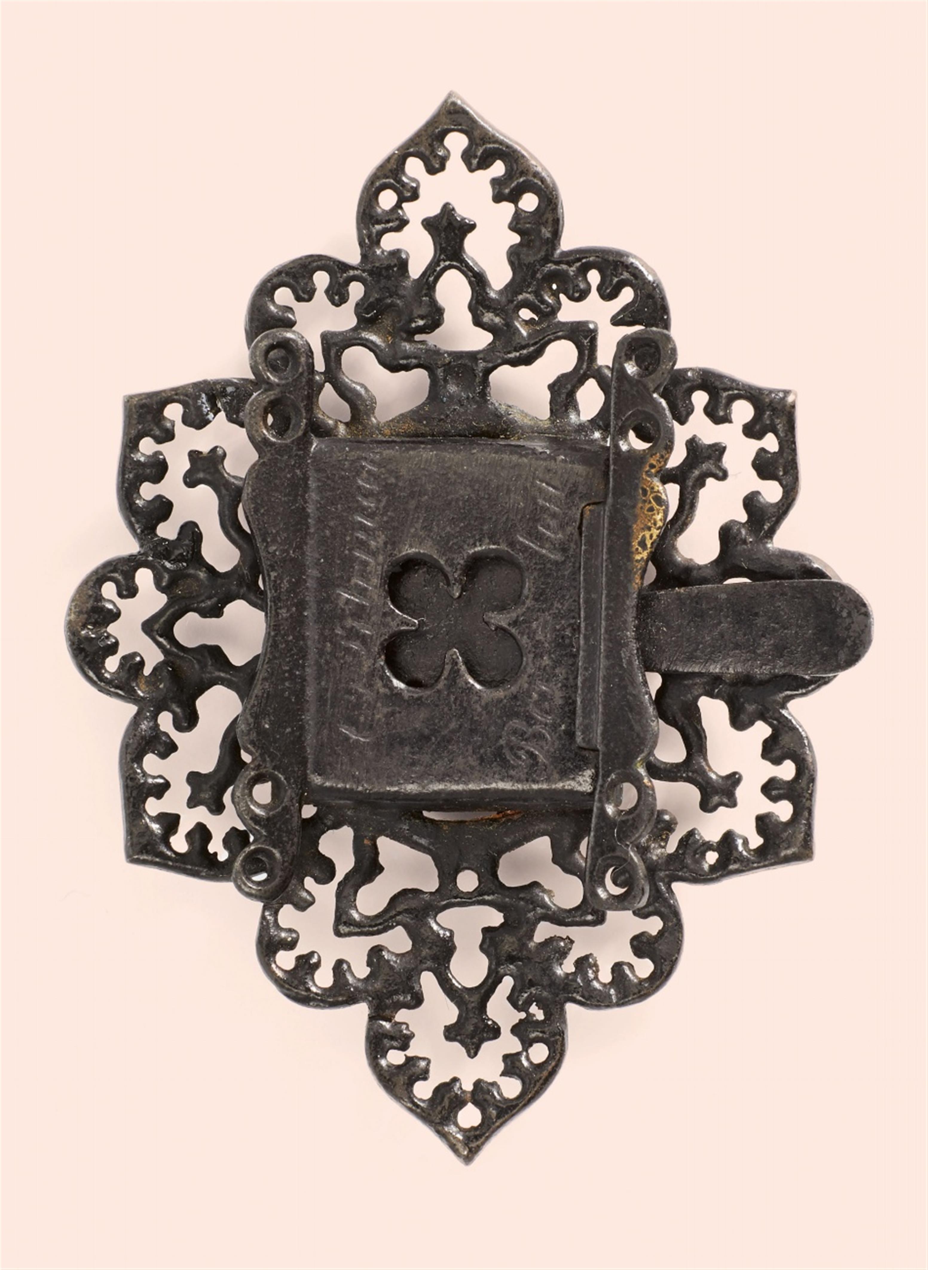 A rare cast iron bracelet clasp - image-2