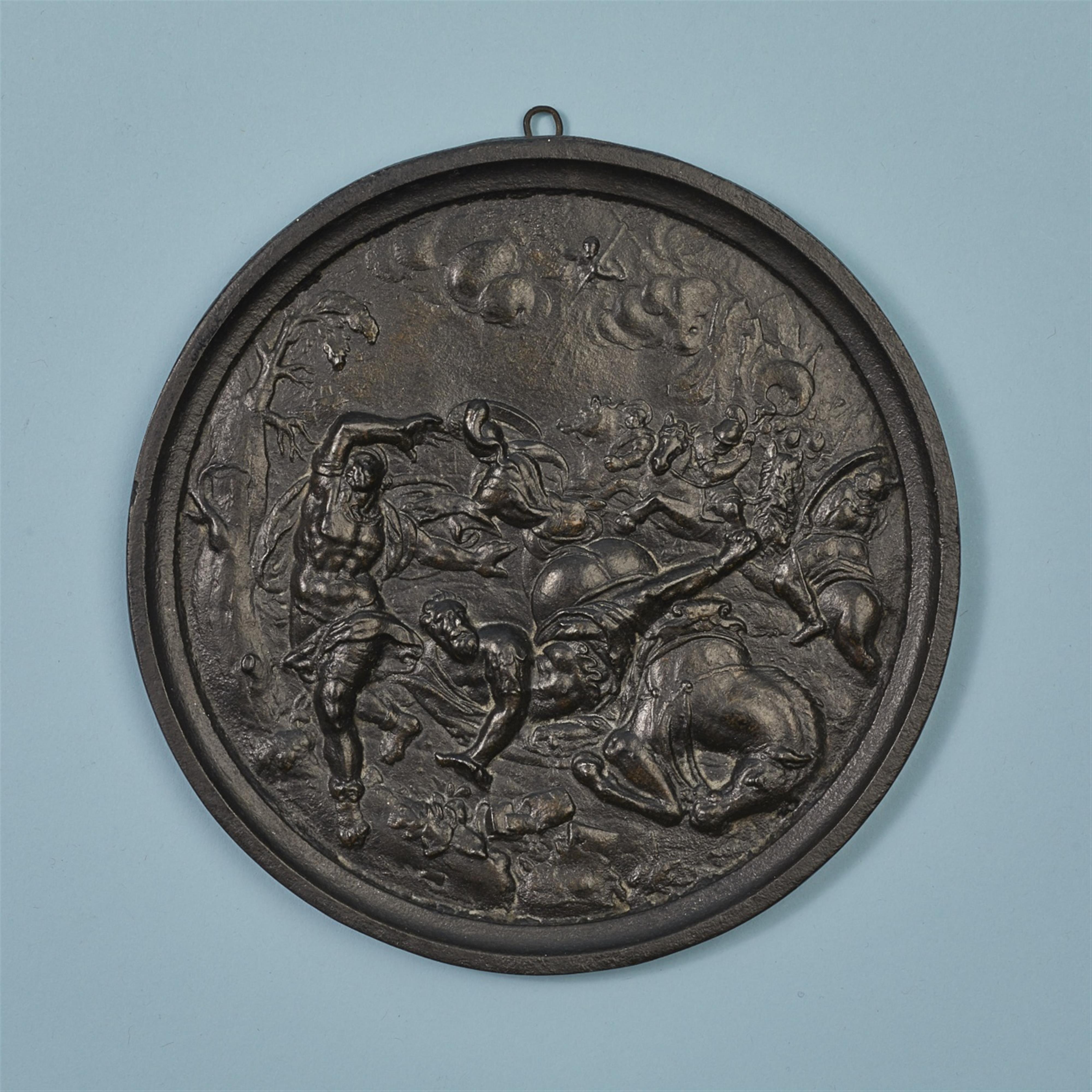 A cast iron plaque with the conversion of Saint Paul - image-1