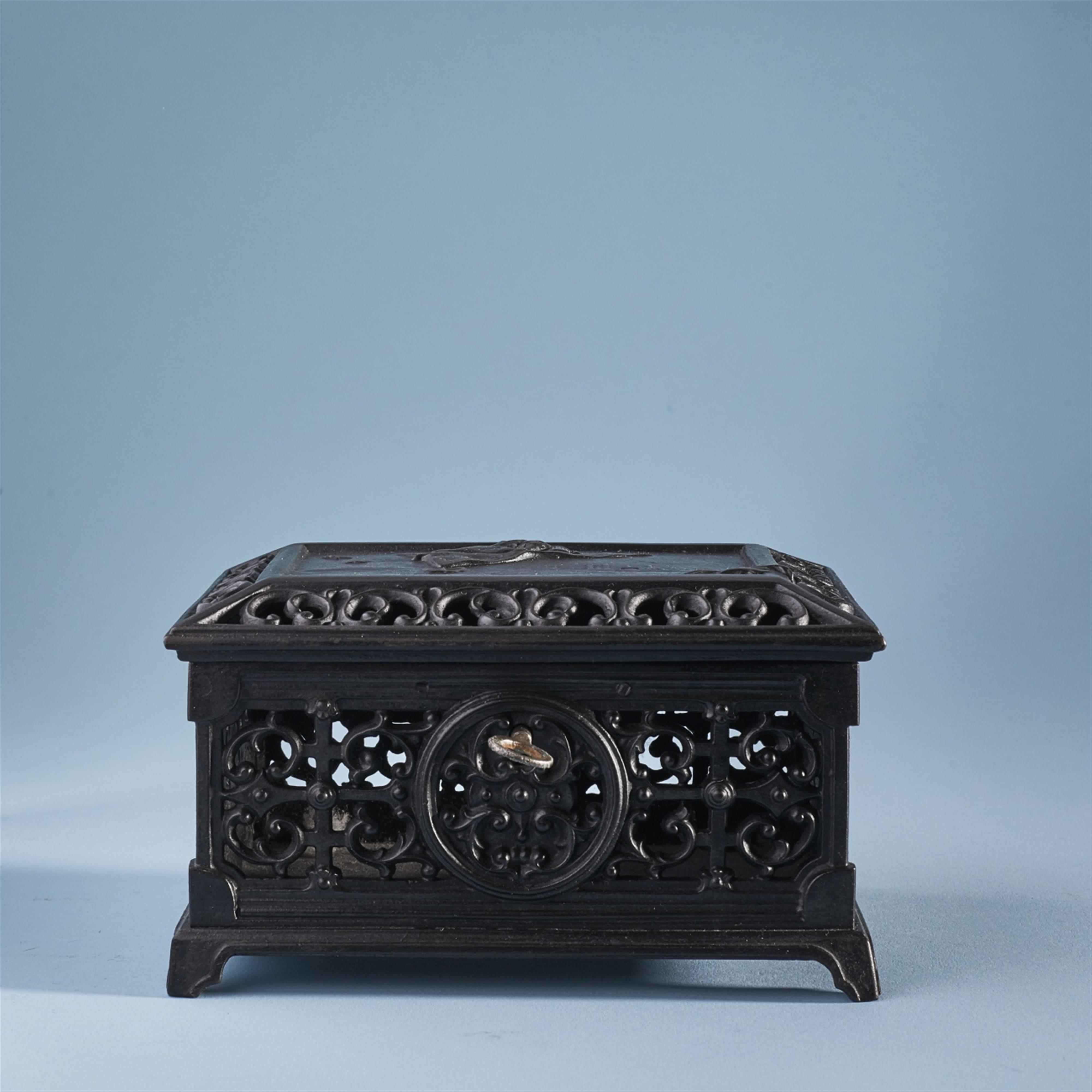 A cast iron box made by the Kasli foundry in the Ural Mountains - image-1