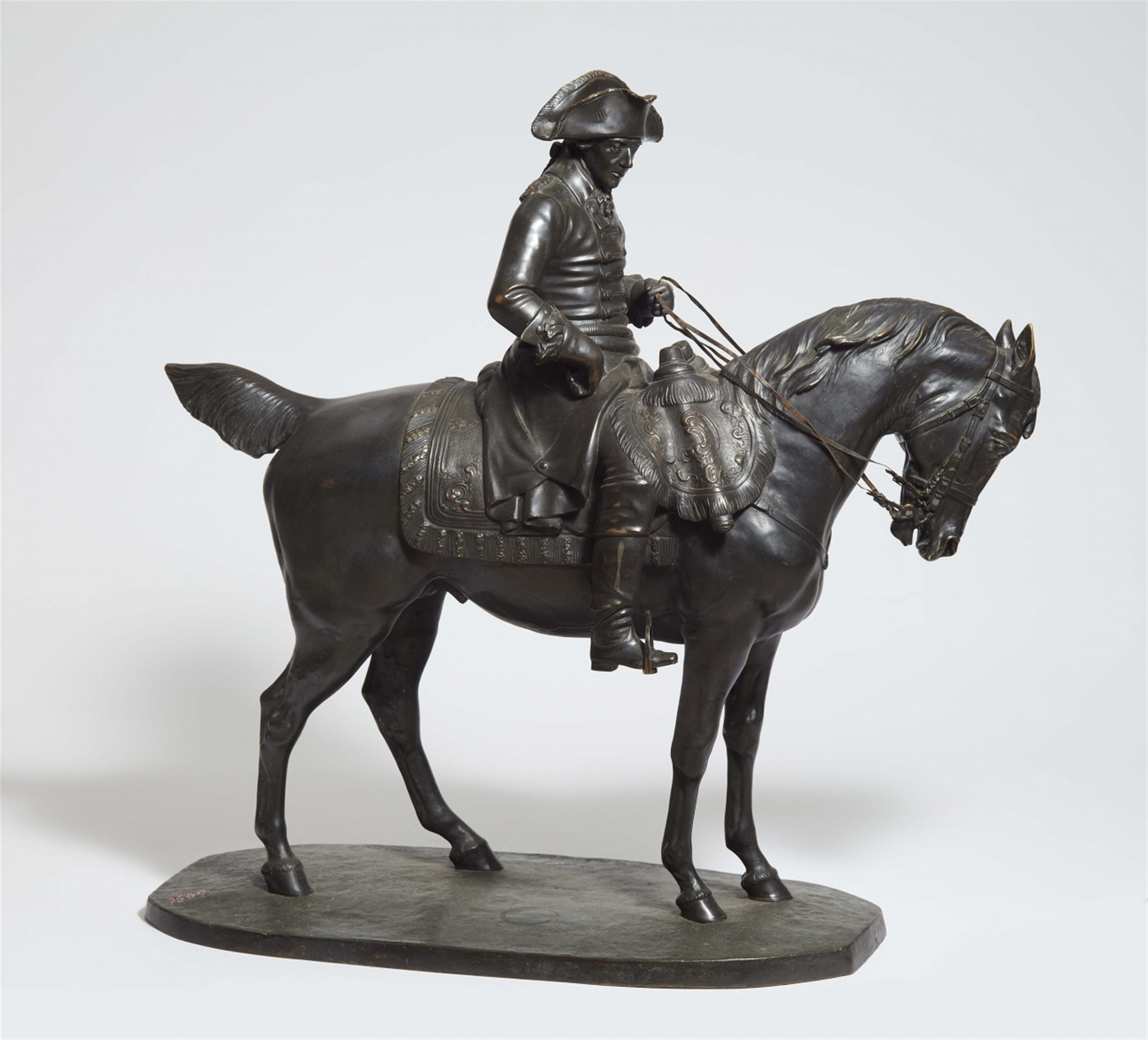 A bronze model of Friedrich II on horseback - image-1