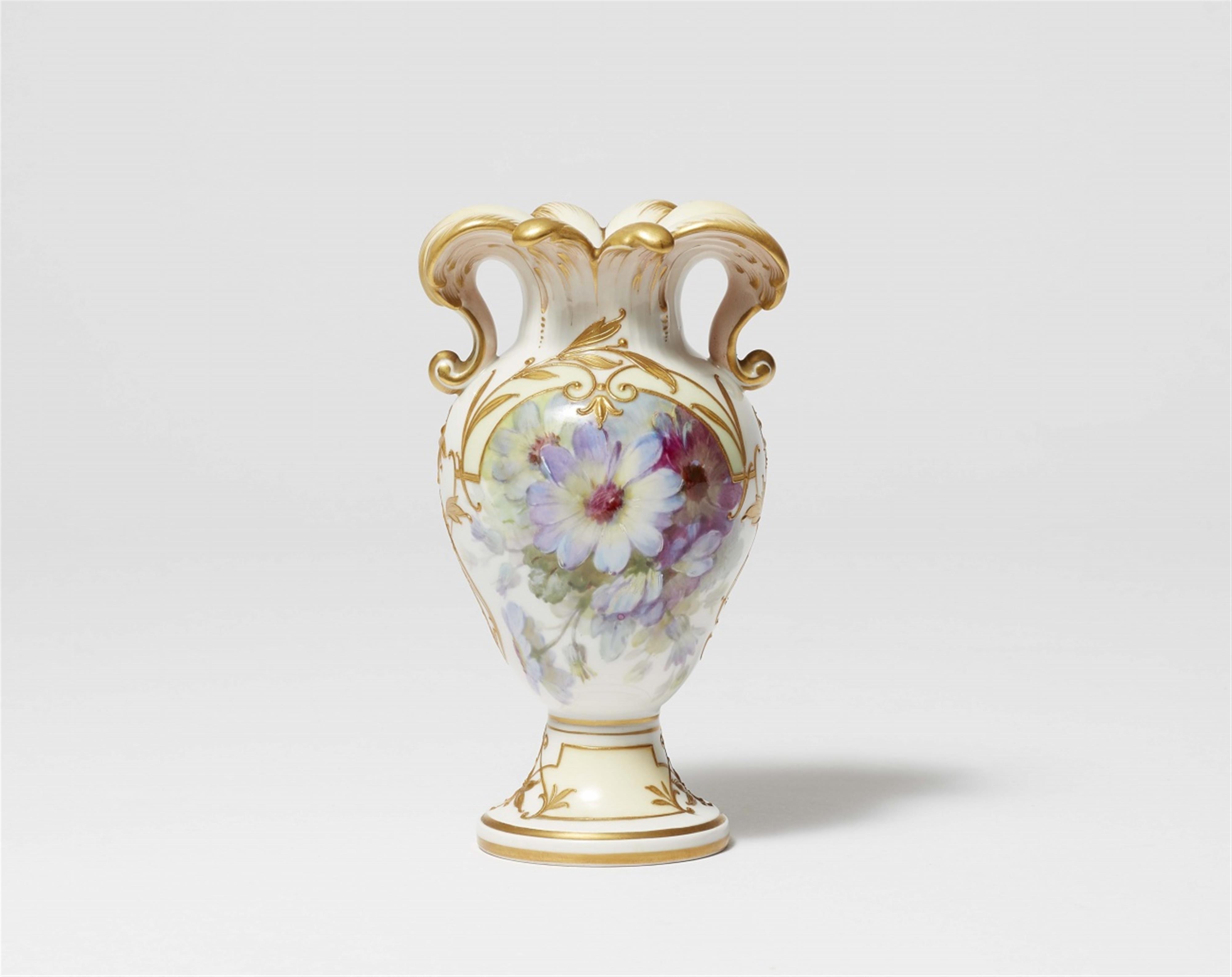 Kleine Vase mit Blumendekor - image-2