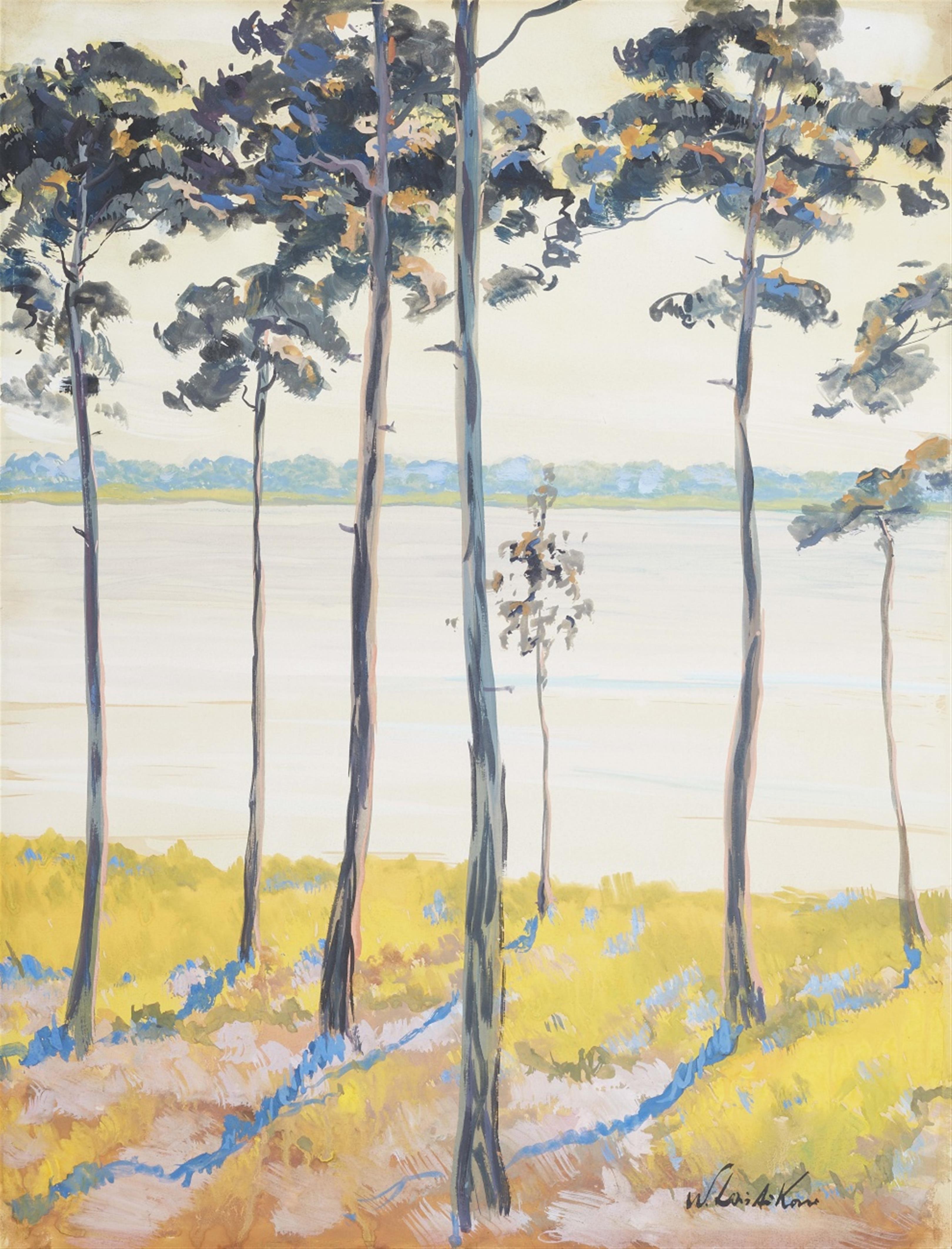 Walter Leistikow - Märkischer See / Pines by the Banks of a Lake in the Mark Region - image-1