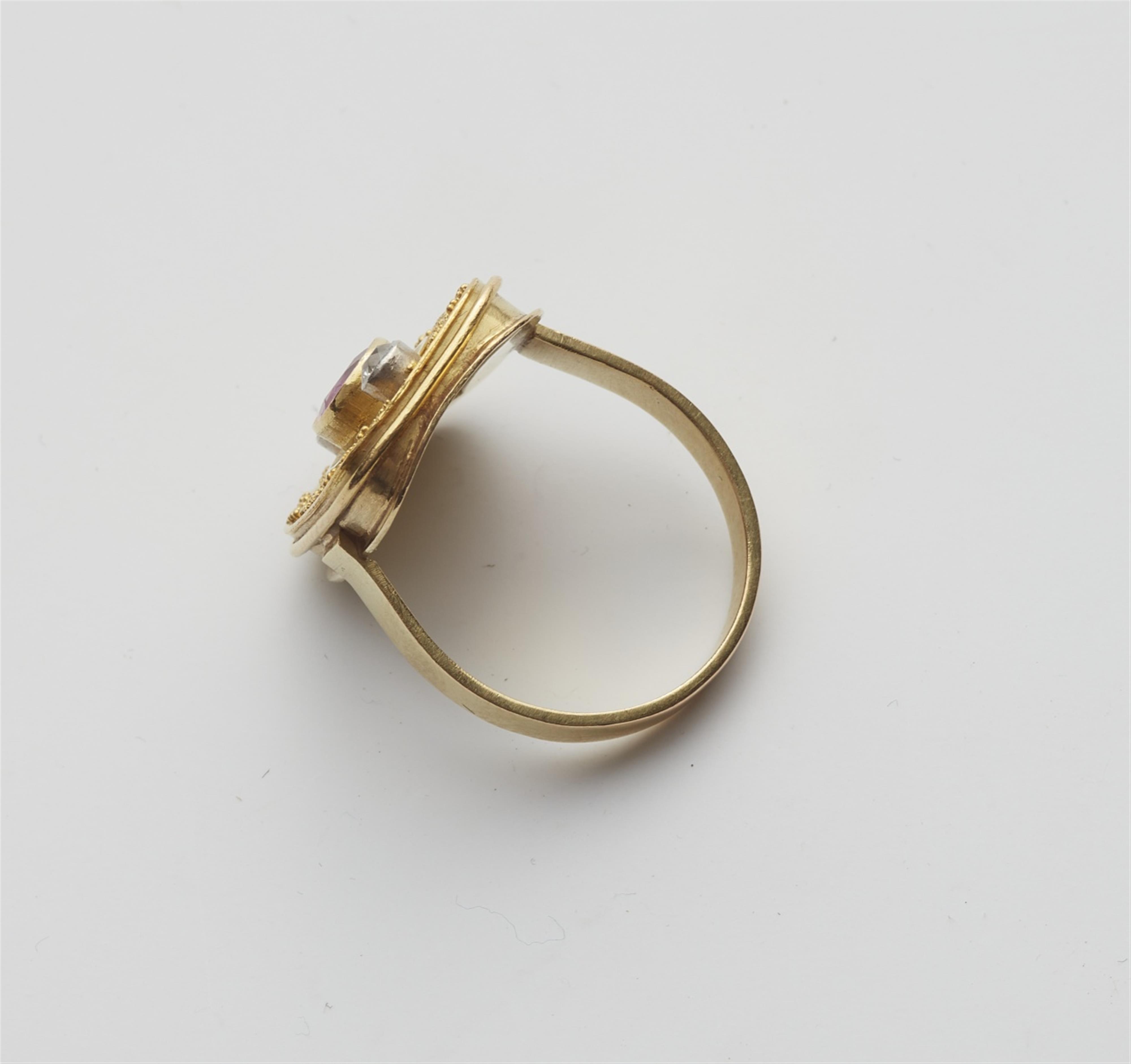 A gold granulation ring - image-3