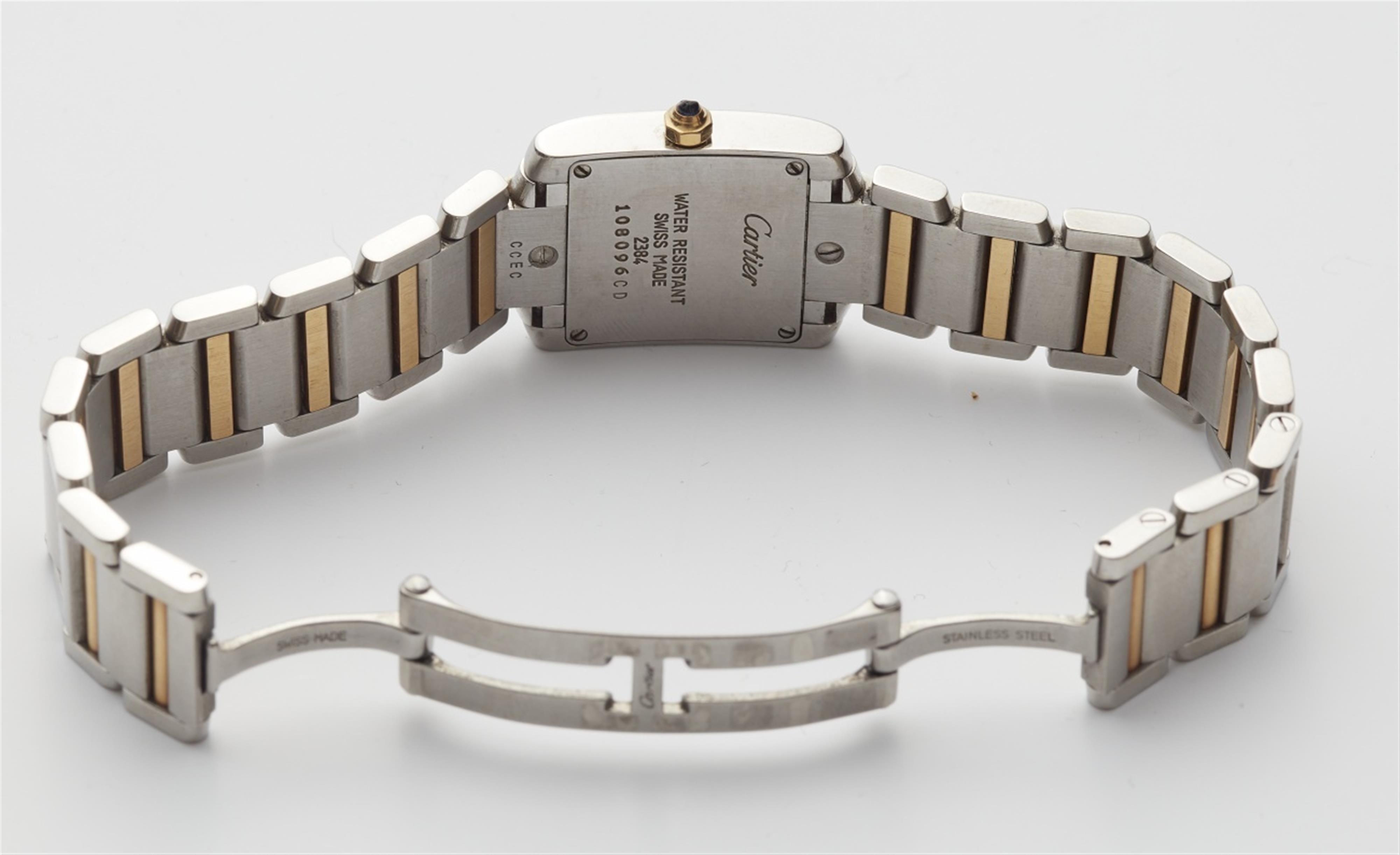 A Cartier “Tank Francaise” ladies wristwatch - image-2