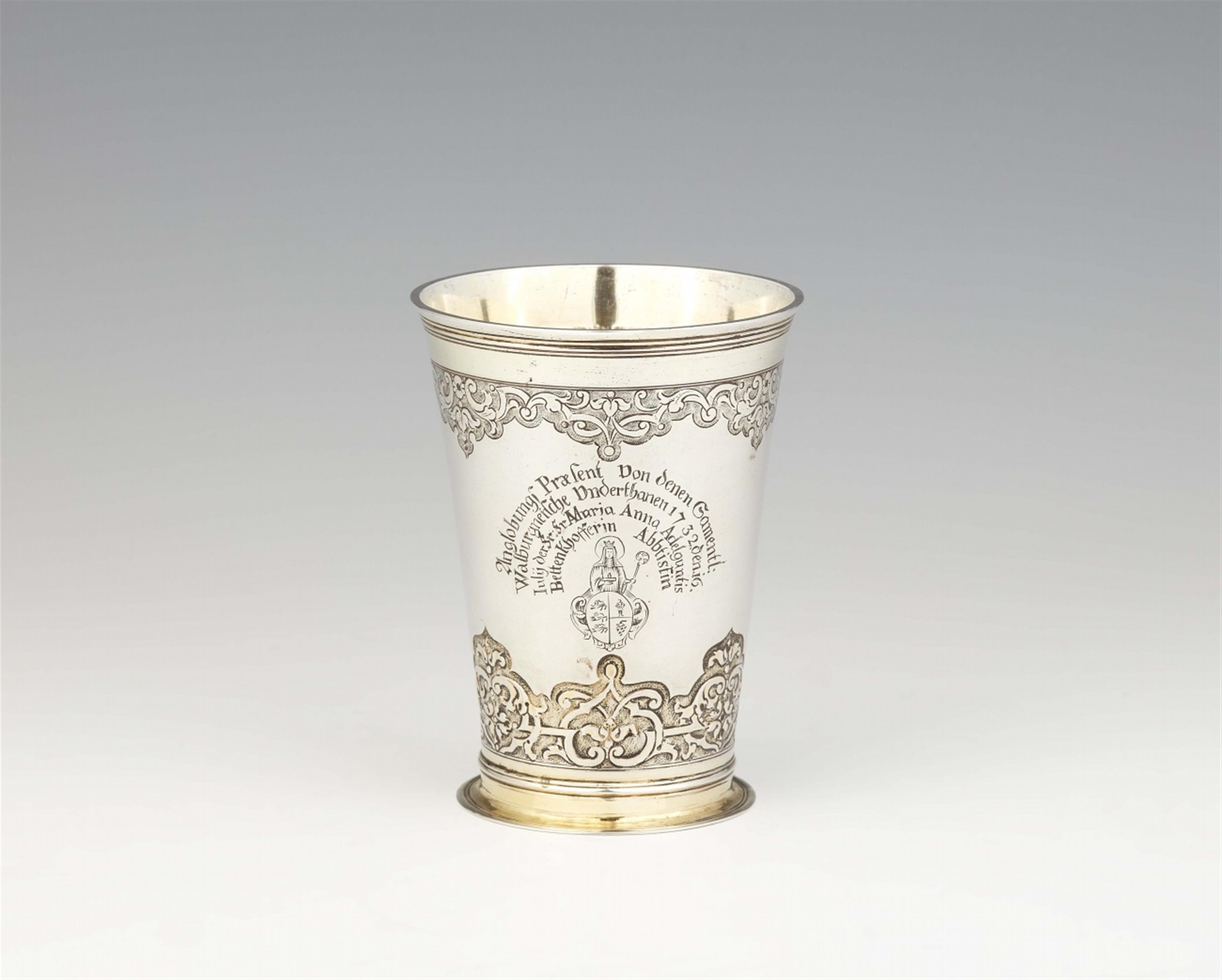 A silver beaker made for Adelgundis I Pettenkofer - image-1