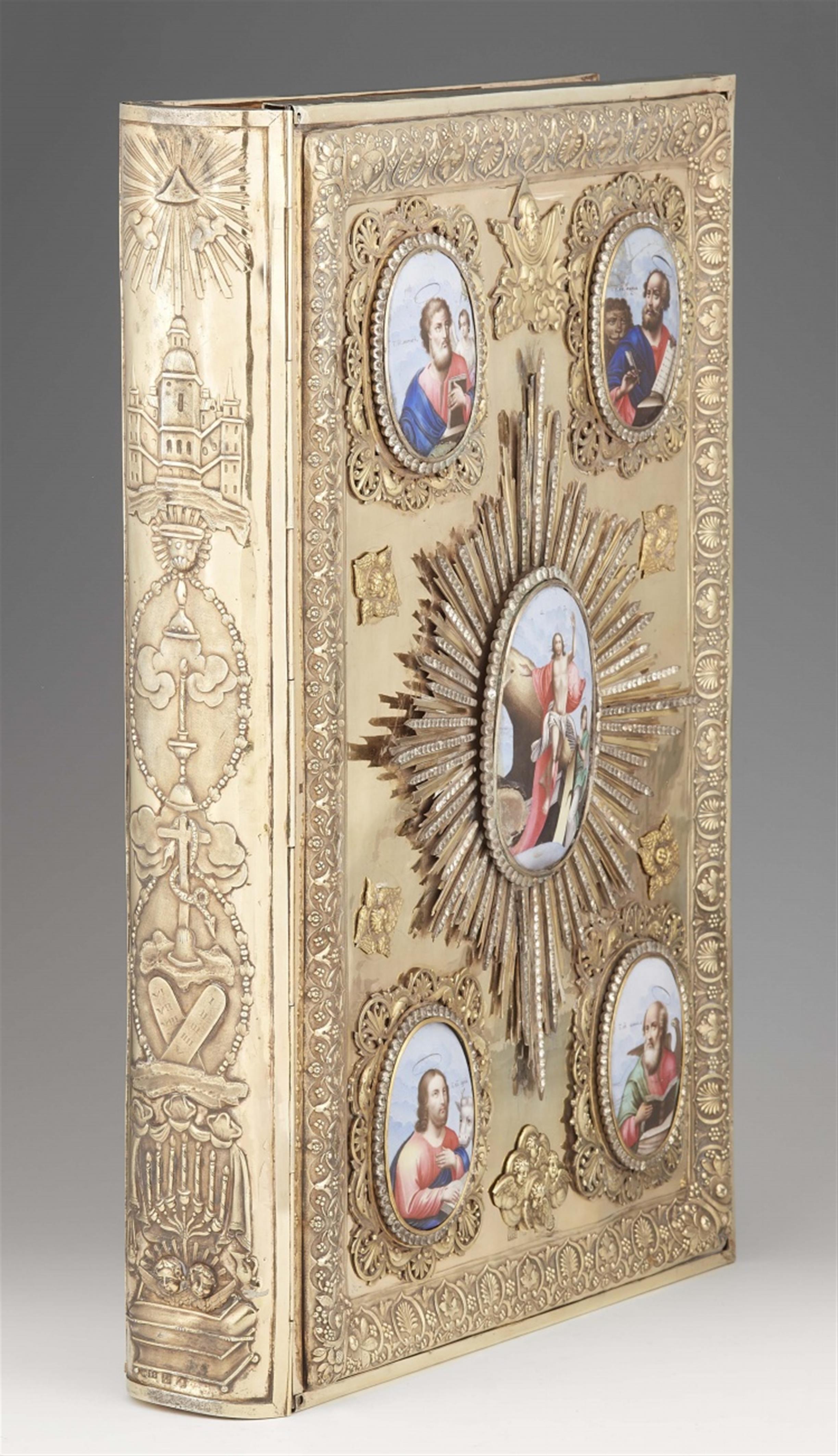 A sumptuous Russian silver Gospel book - image-2