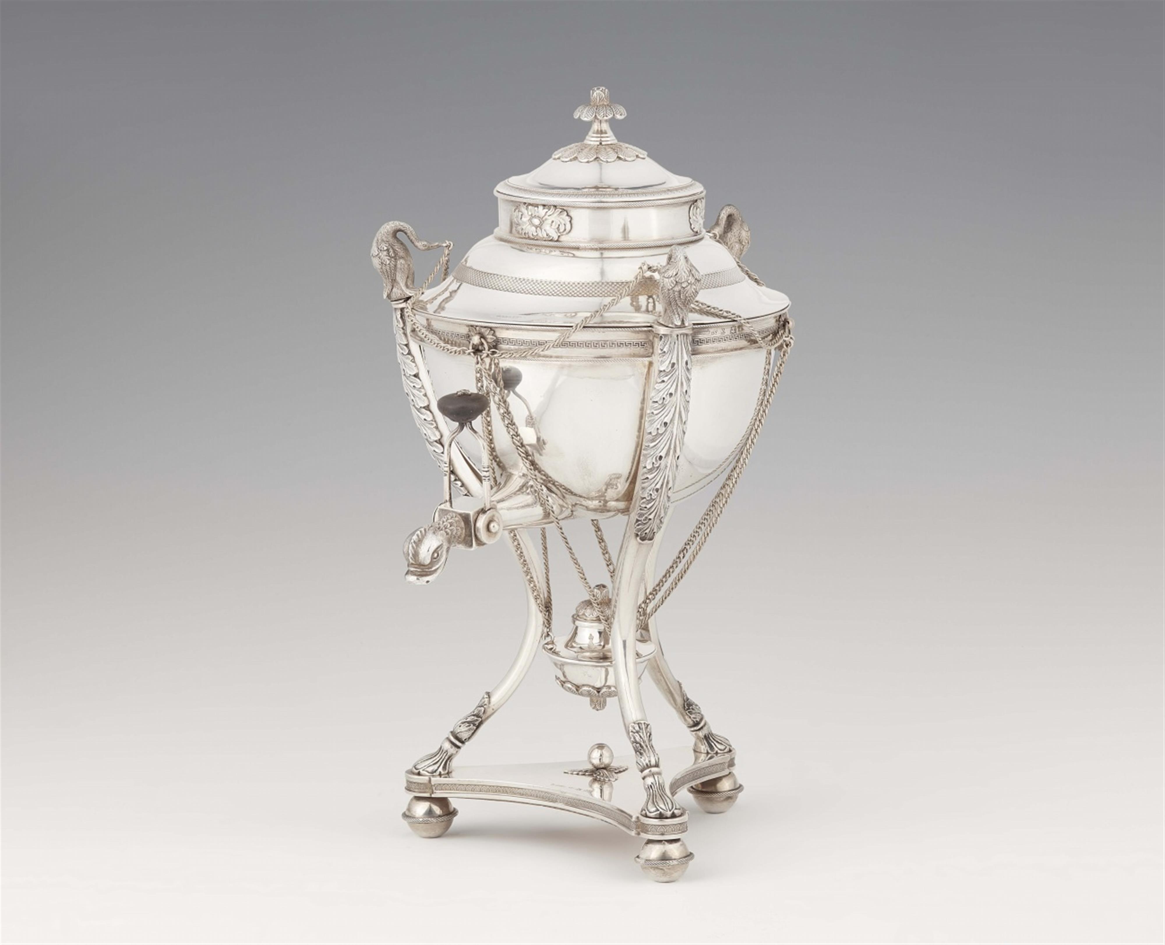 A Königsberg silver tea urn - image-1
