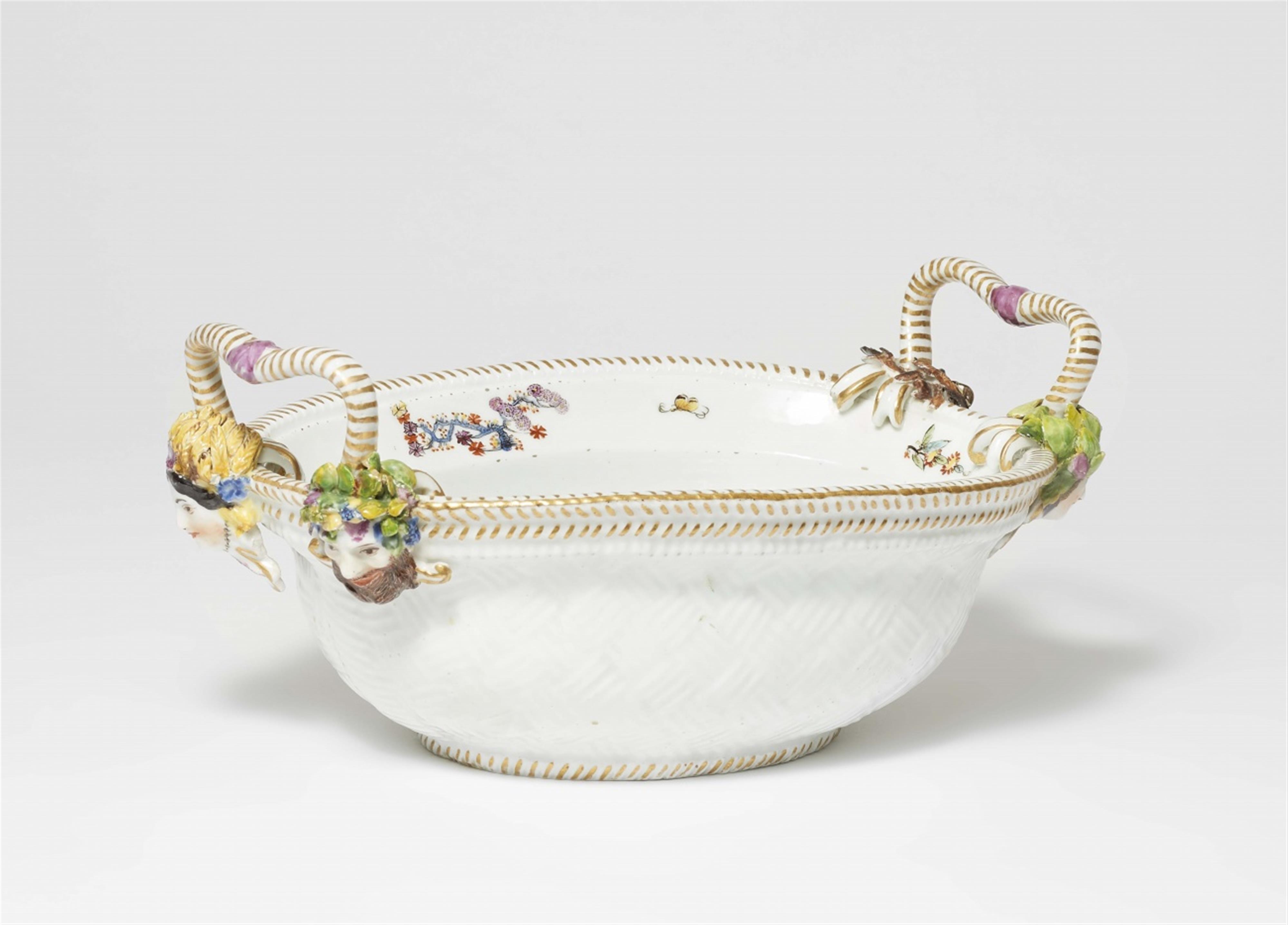 A Meissen porcelain teapot and cup with butterfly motifs - image-2