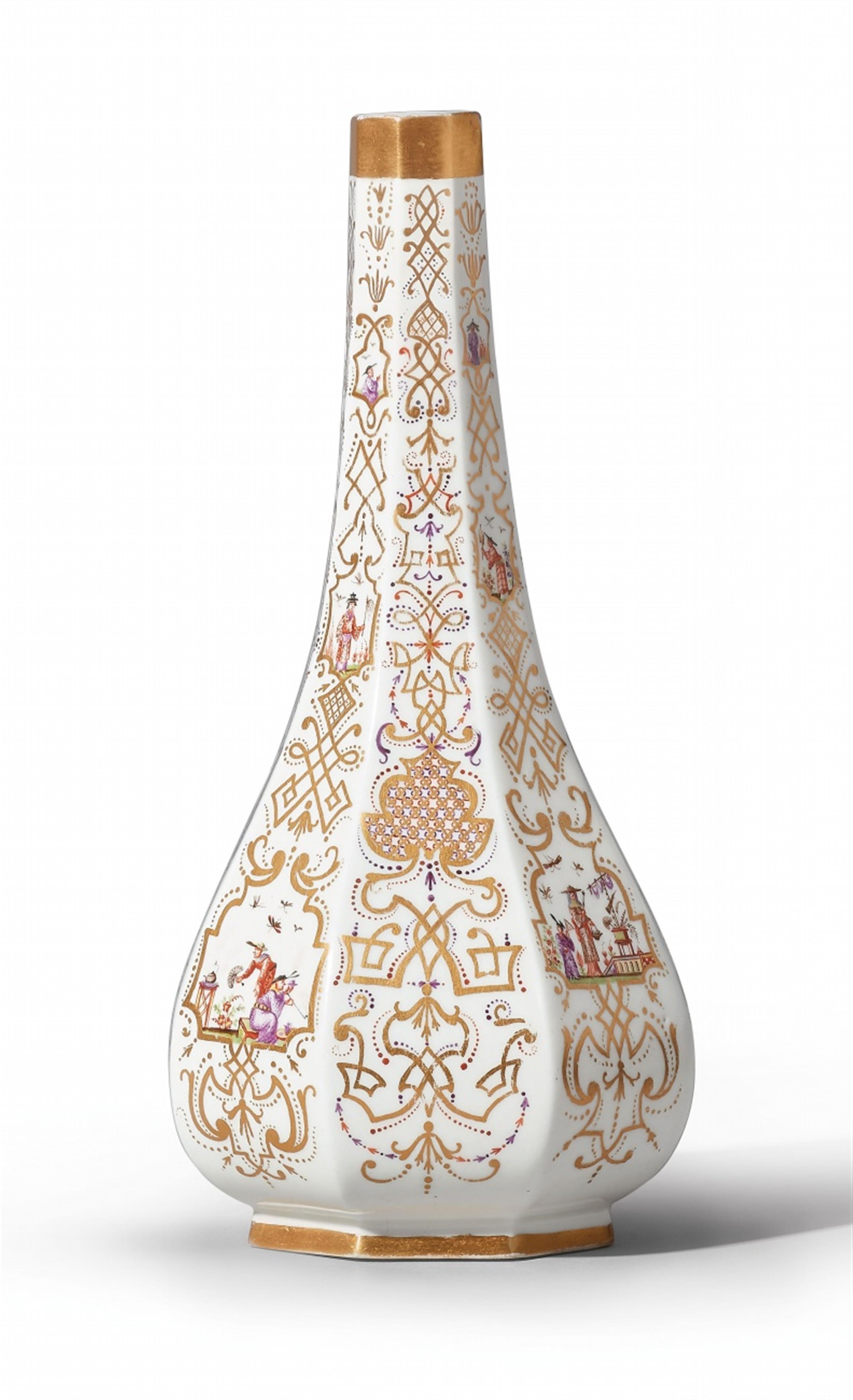 A rare and finely decorated Meissen porcelain sake bottle - image-8